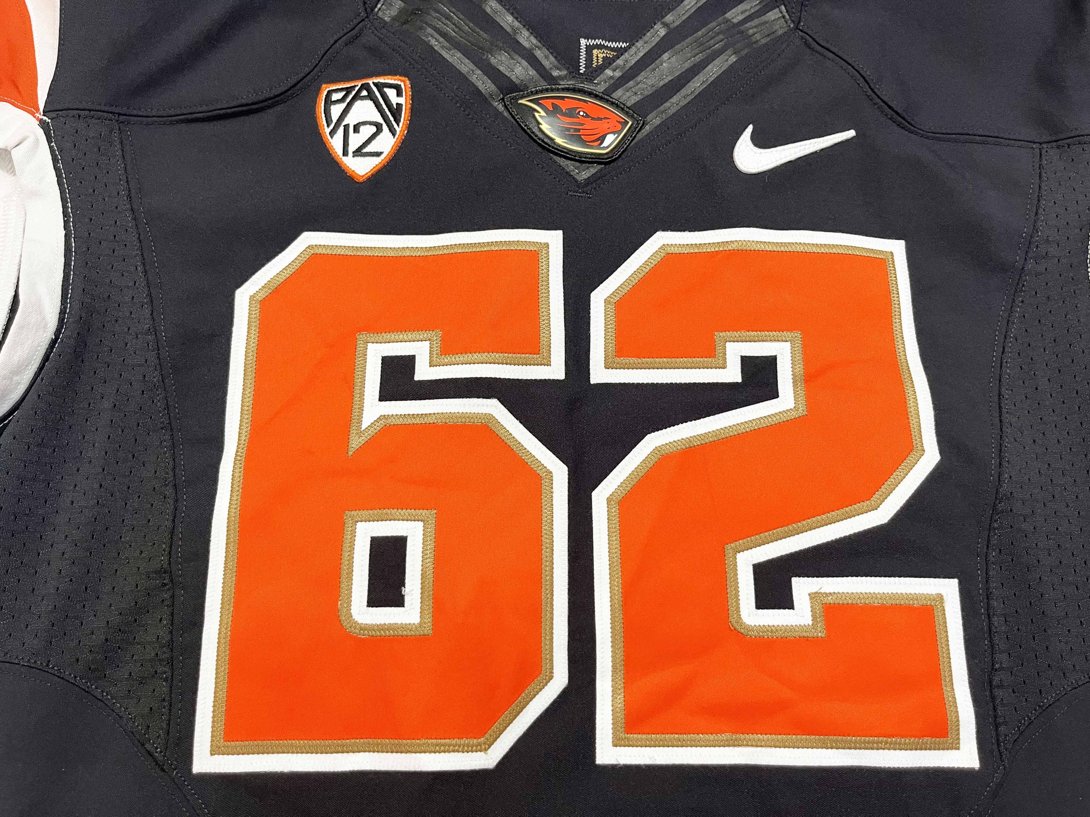 Nike Nike OSU Oregon State Beavers #62 NCAA Team Issued Jersey Size US M / EU 48-50 / 2 - 2 Thumbnail