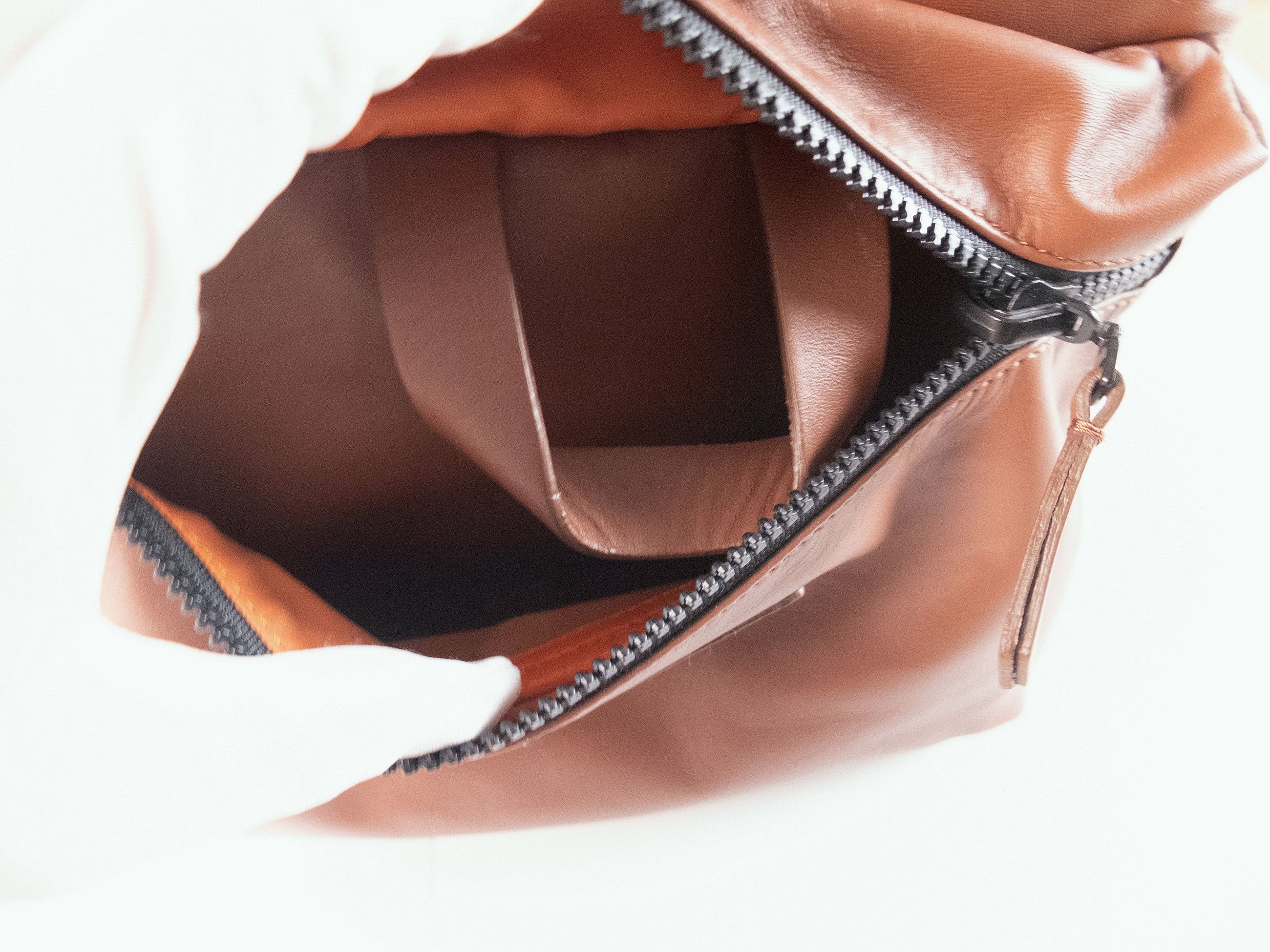 Santoni SANTONI brown lightweight soft leather backpack authentic Size ONE SIZE - 8 Thumbnail
