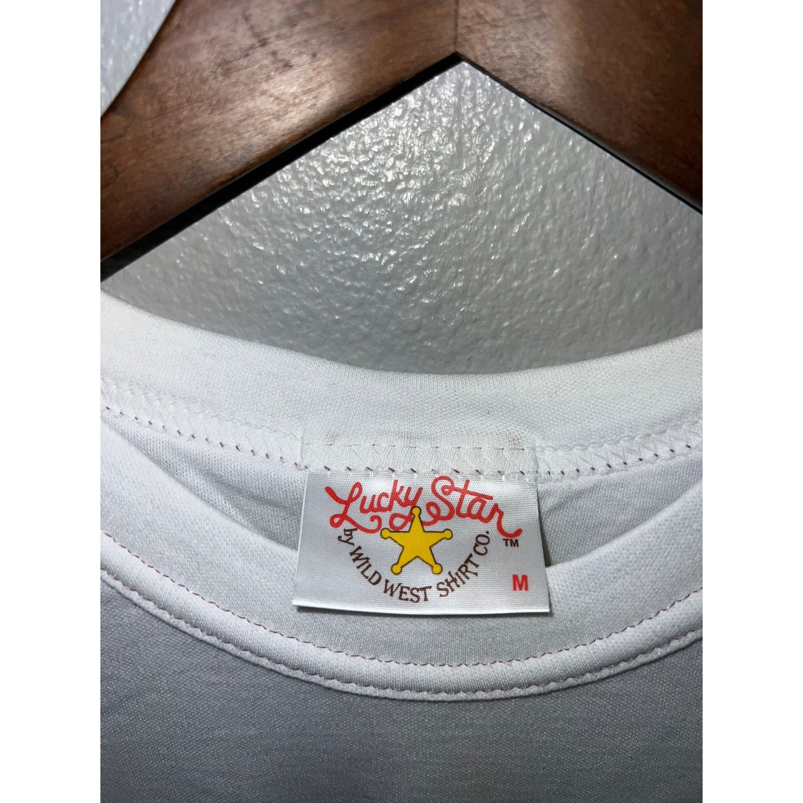 Vintage 80s Women's Lucky Star White Purple Raglan Shirt Grape M Size M / US 6-8 / IT 42-44 - 6 Thumbnail