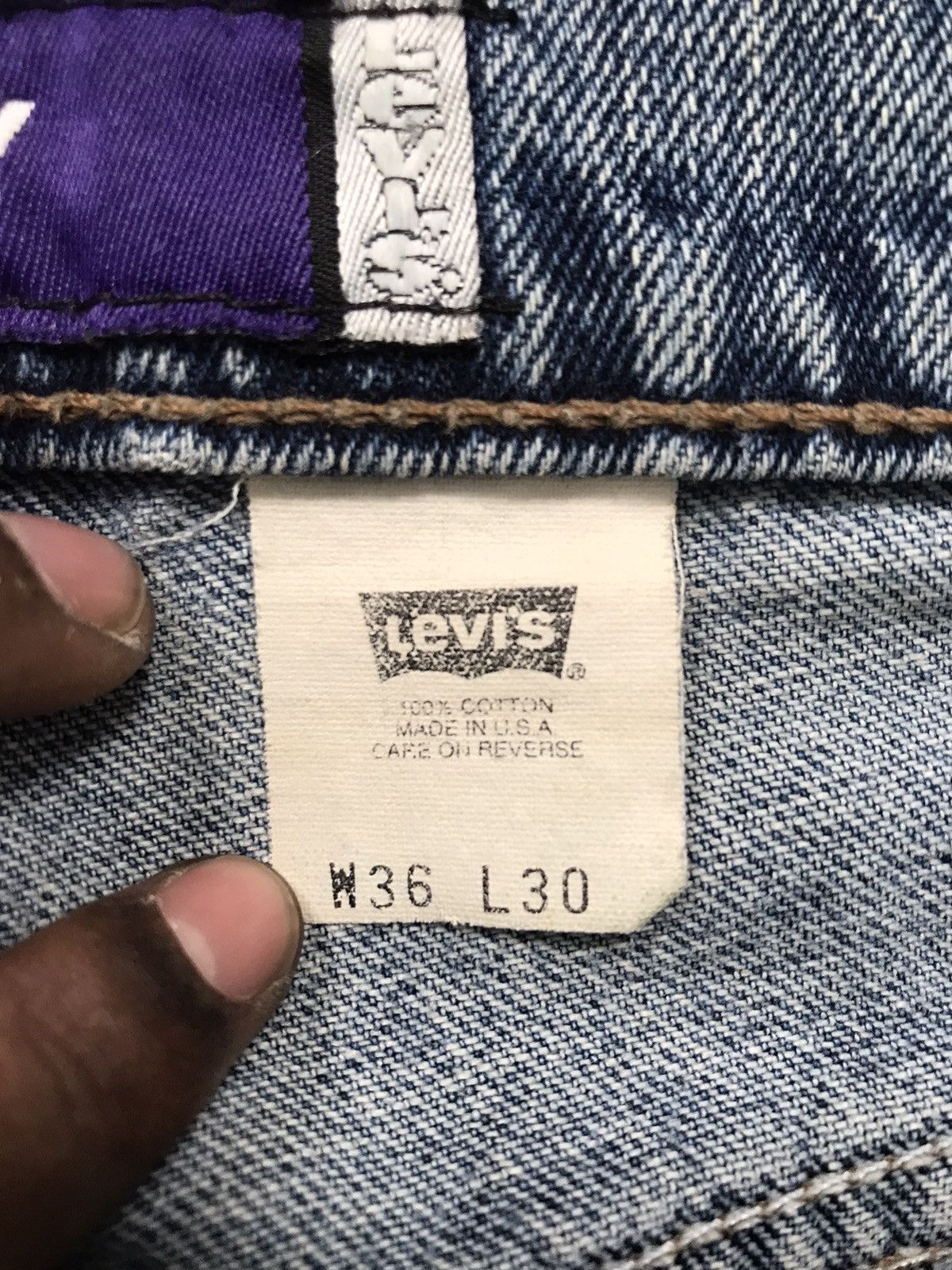 Levi's × Vintage Vintage Levi’s silver tab denim Size US 35 - 7 Thumbnail
