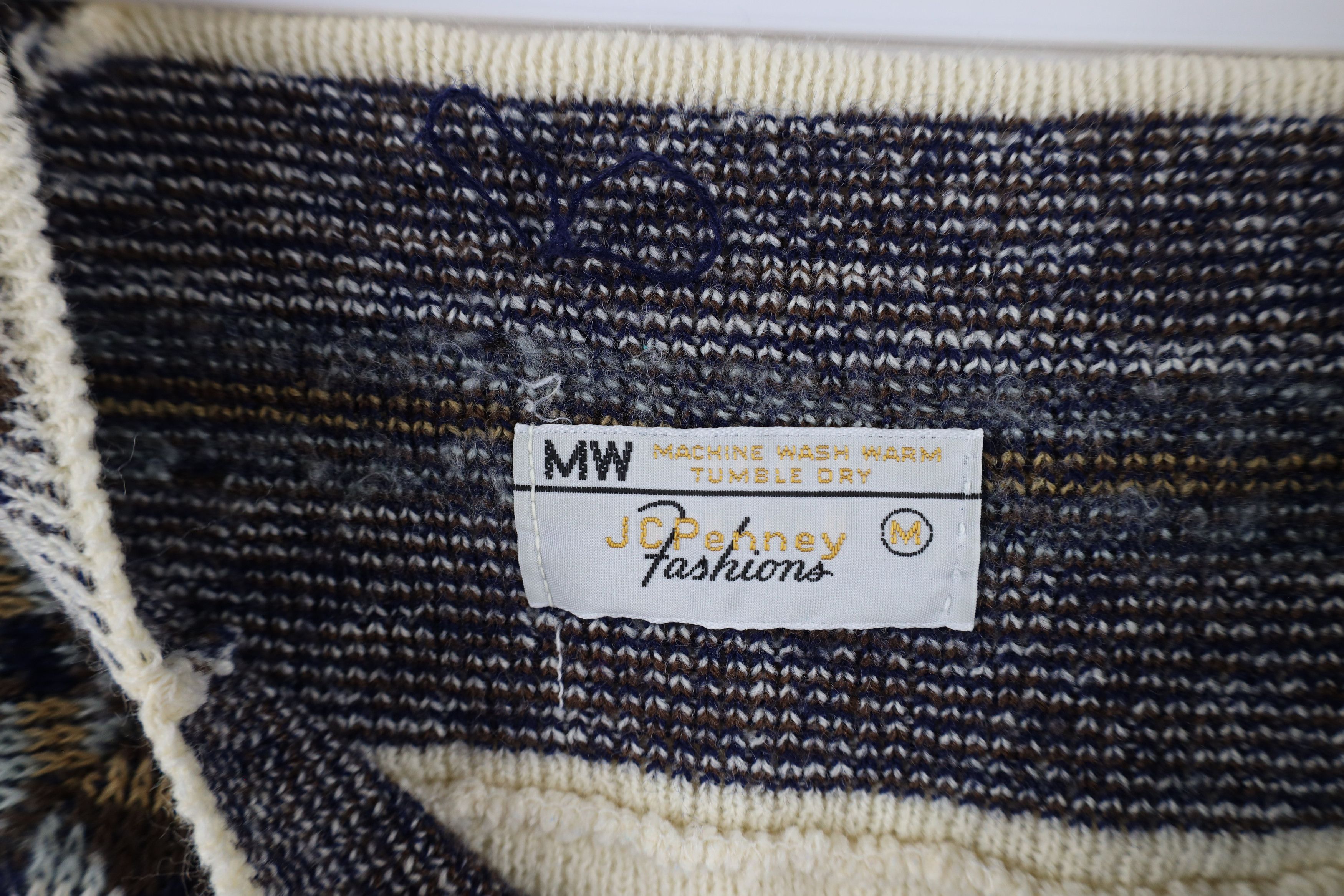 Vintage Vintage 70s Mid Century Modern MCM Ribbed Knit Sweater USA Size M / US 6-8 / IT 42-44 - 12 Thumbnail