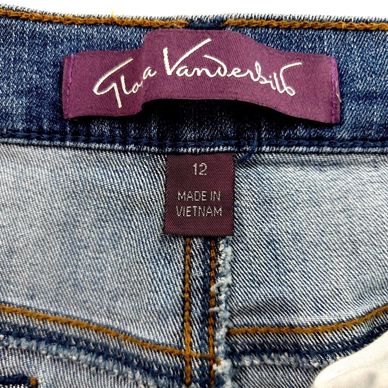 Gloria Vanderbilt Gloria Vanderbilt Amanda Denim Blue High Rise Jeans Size 12 Size 34" / US 12 / IT 48 - 5 Thumbnail