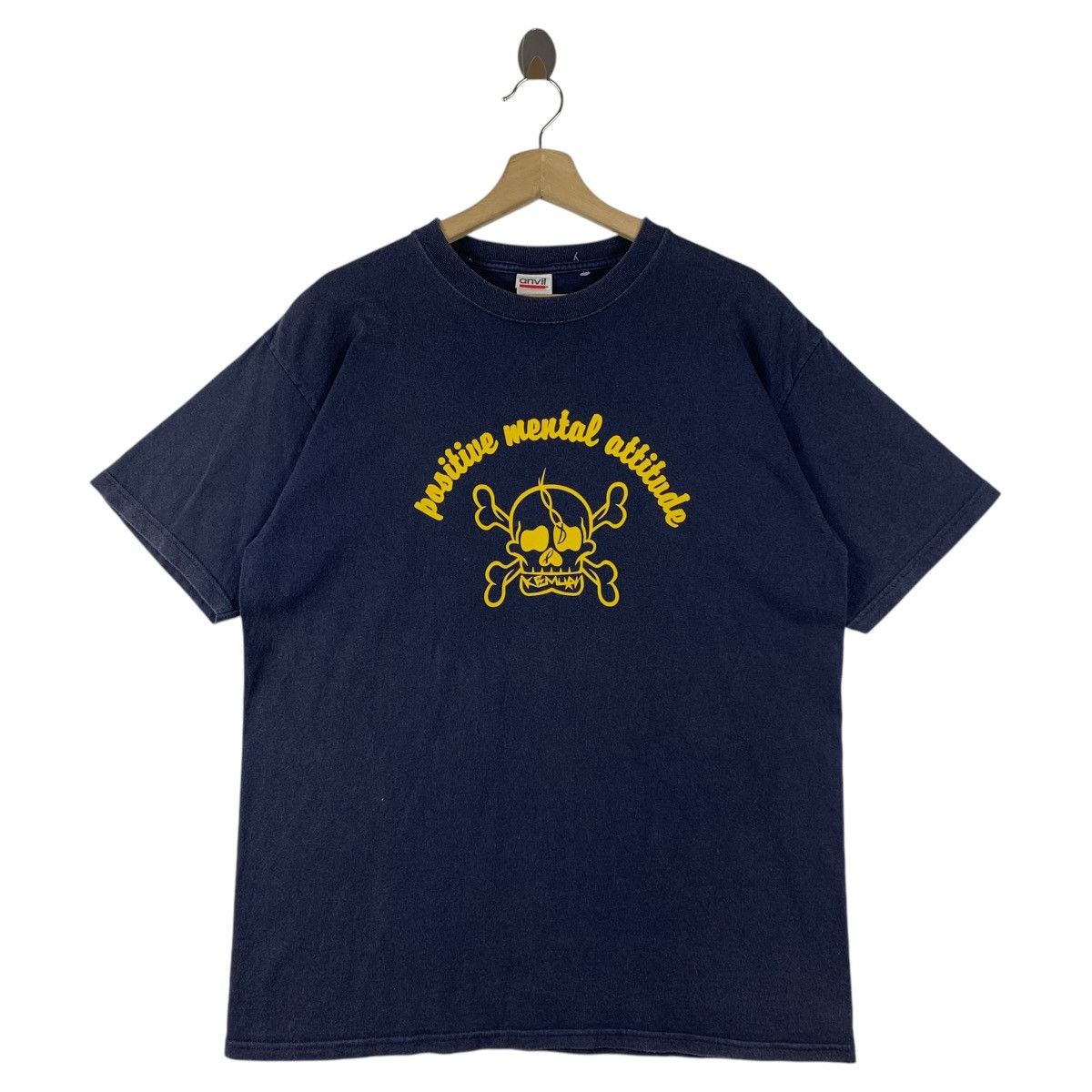 Band Tees × Vintage Vintage 90s KEMURI positive mental attitude punk band tees Size US L / EU 52-54 / 3 - 1 Thumbnail