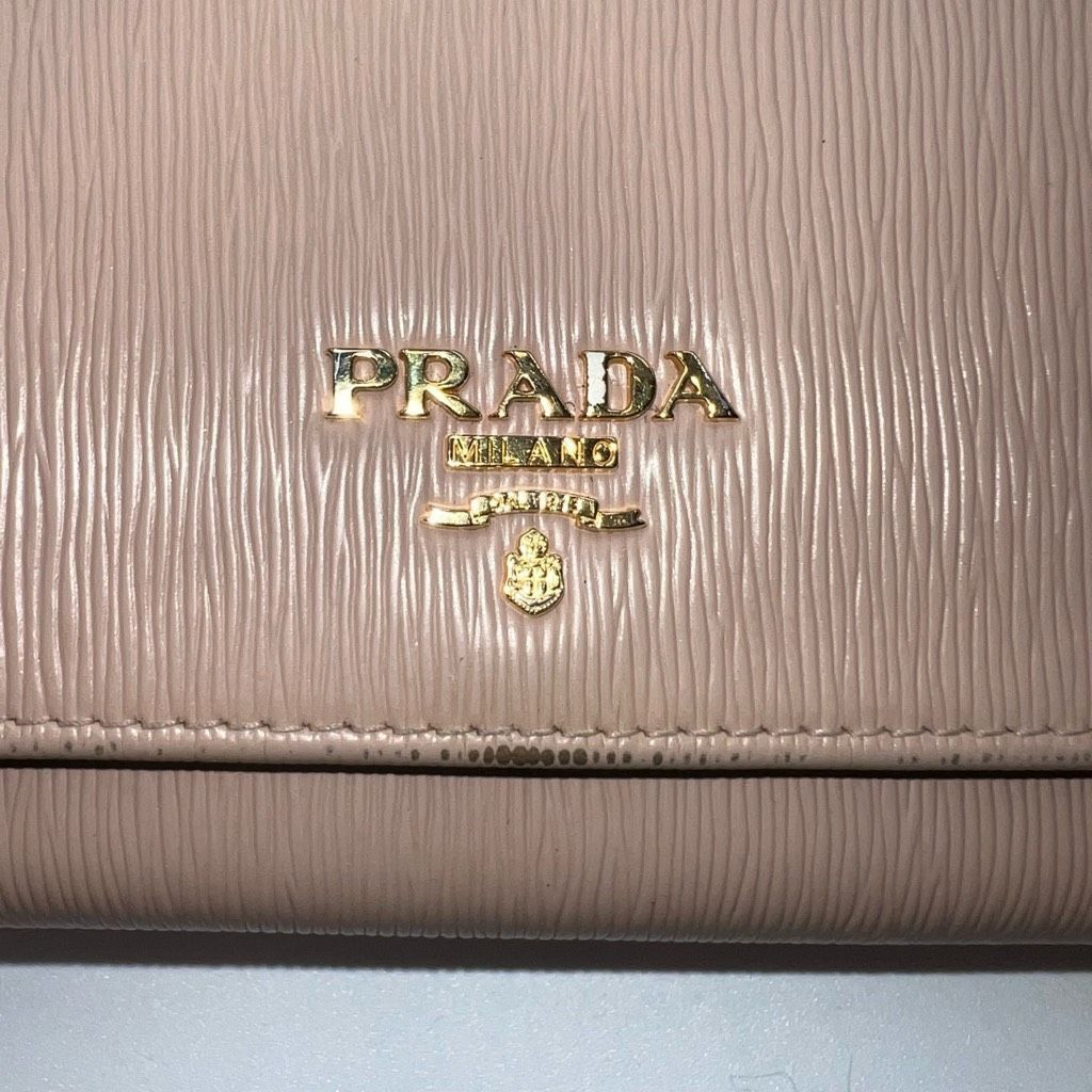 Prada Prada Textured Saffiano Leather Long Wallet **SEE PHOTOS AND DESCRIPTION Size ONE SIZE - 3 Thumbnail