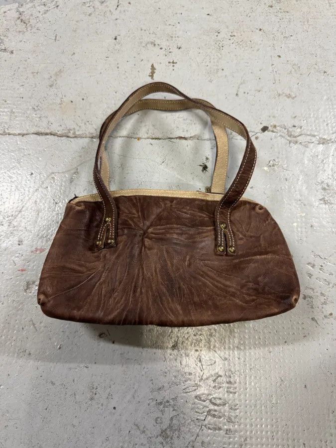 Designer × Just Cavalli × Vintage 2000s Cavalli Brown Brut Handle Bag Size ONE SIZE - 1 Thumbnail