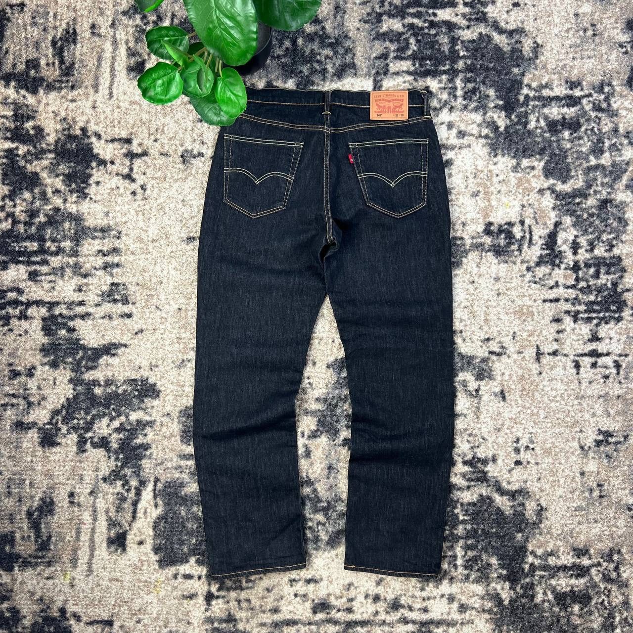 Levi's 541 Levis Vintage Y2K Dark Blue Denim Jeans Size US 32 / EU 48 - 1 Thumbnail