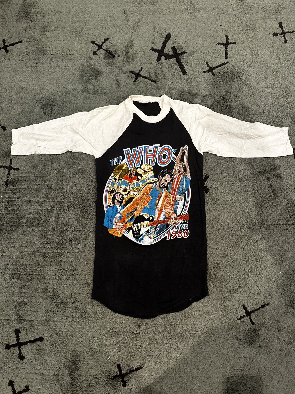 RARE Vintage 1980 The Who Tribute Tee