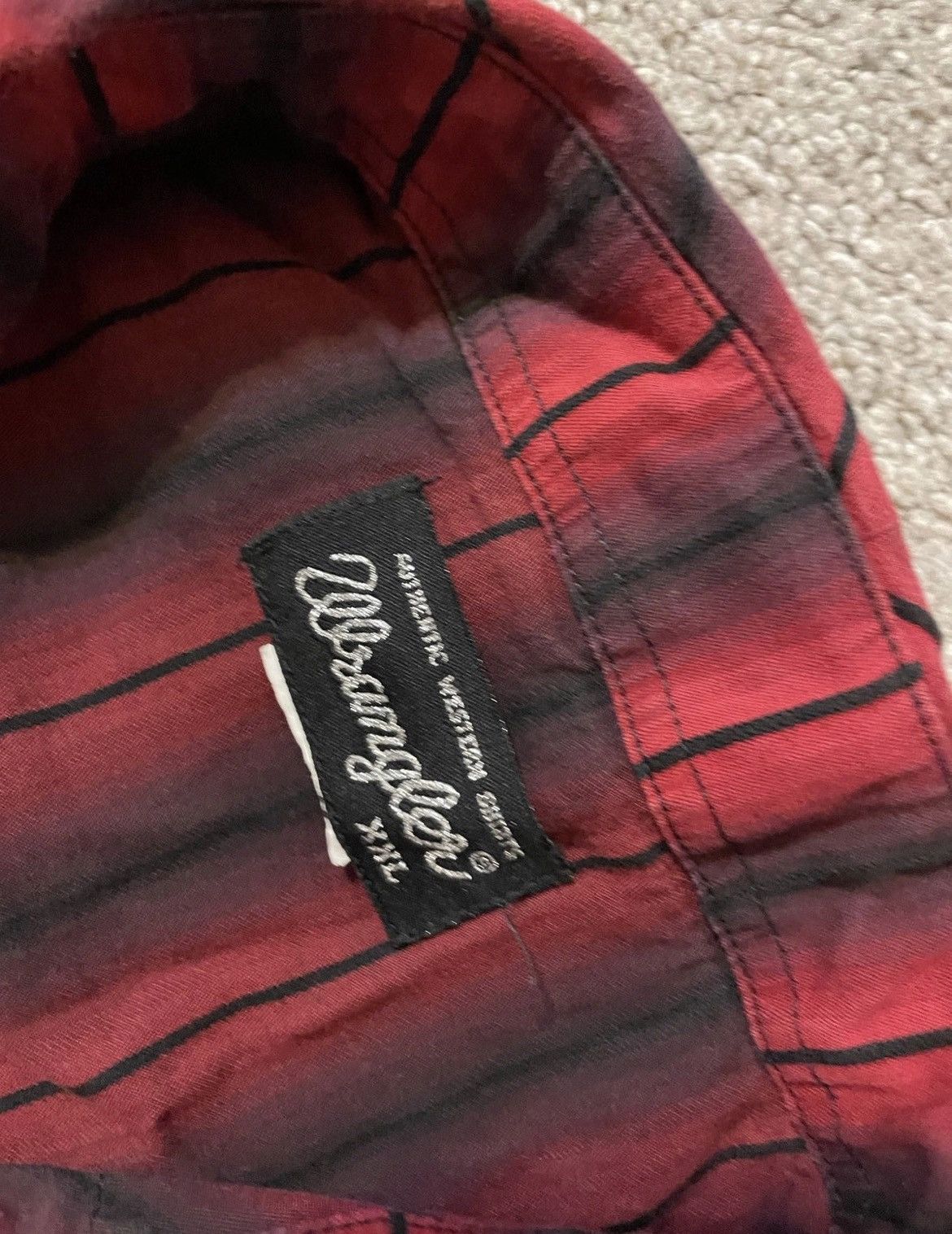 Levi's × Vintage × Wrangler Vintage 80s Wrangler Onyx Snap Cowboy Western Shirt Mens XXL Size US XXL / EU 58 / 5 - 6 Thumbnail