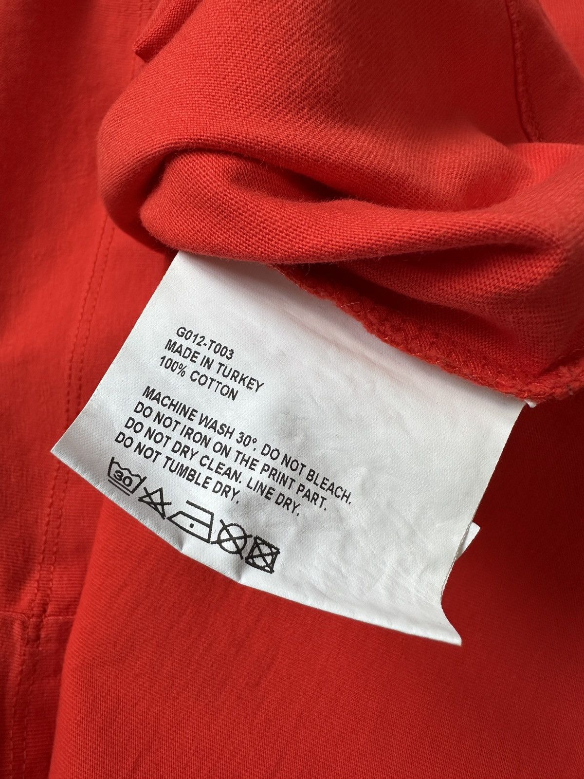 Gosha Rubchinskiy GOSHA RUBCHINSKIY Alien Tee Oversized T-Shirt Red Size US M / EU 48-50 / 2 - 13 Thumbnail