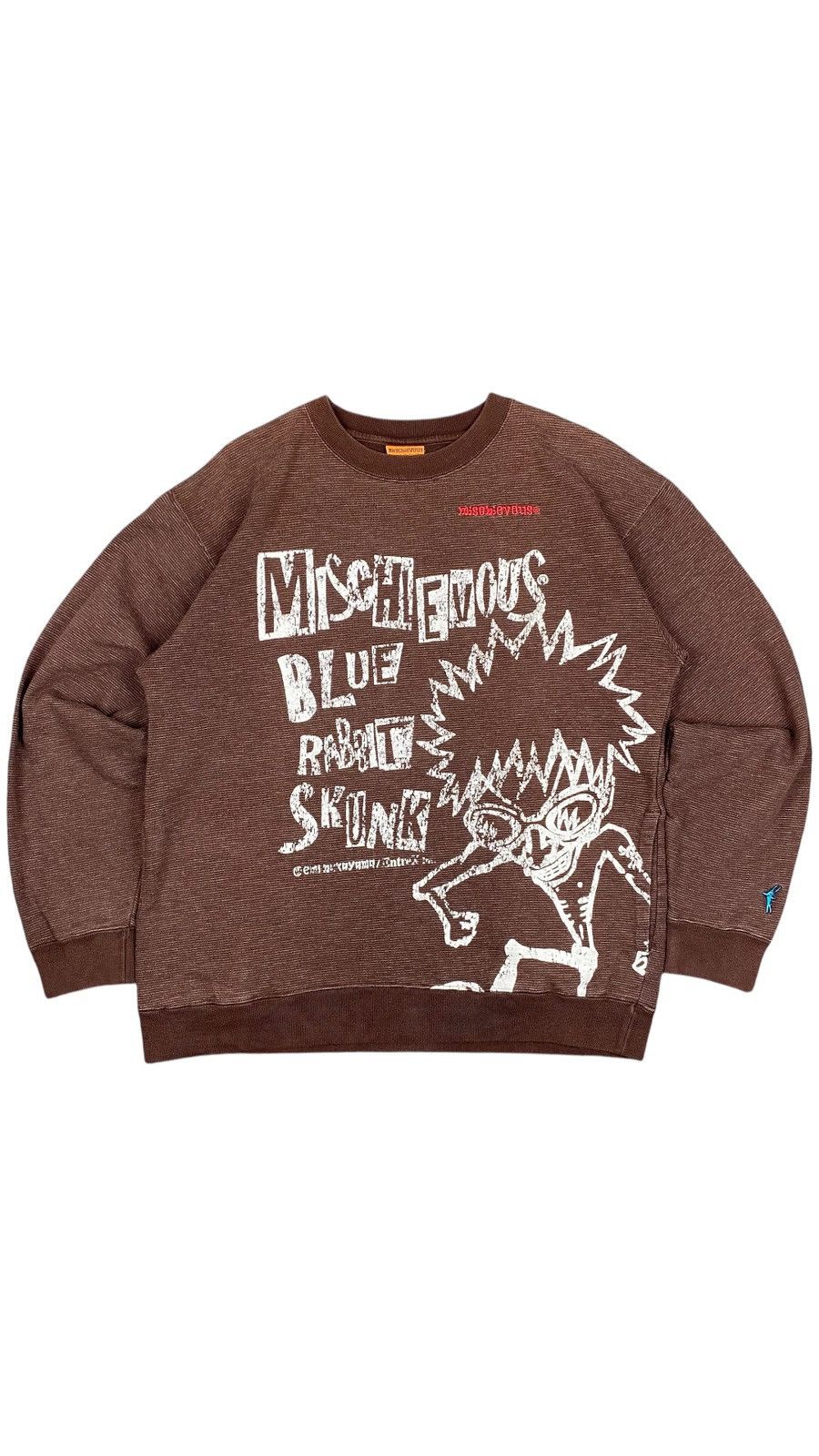 Japanese Brand × Vintage Mischievious Rabbit Skunk Sweatshirt Size US M / EU 48-50 / 2 - 1 Thumbnail