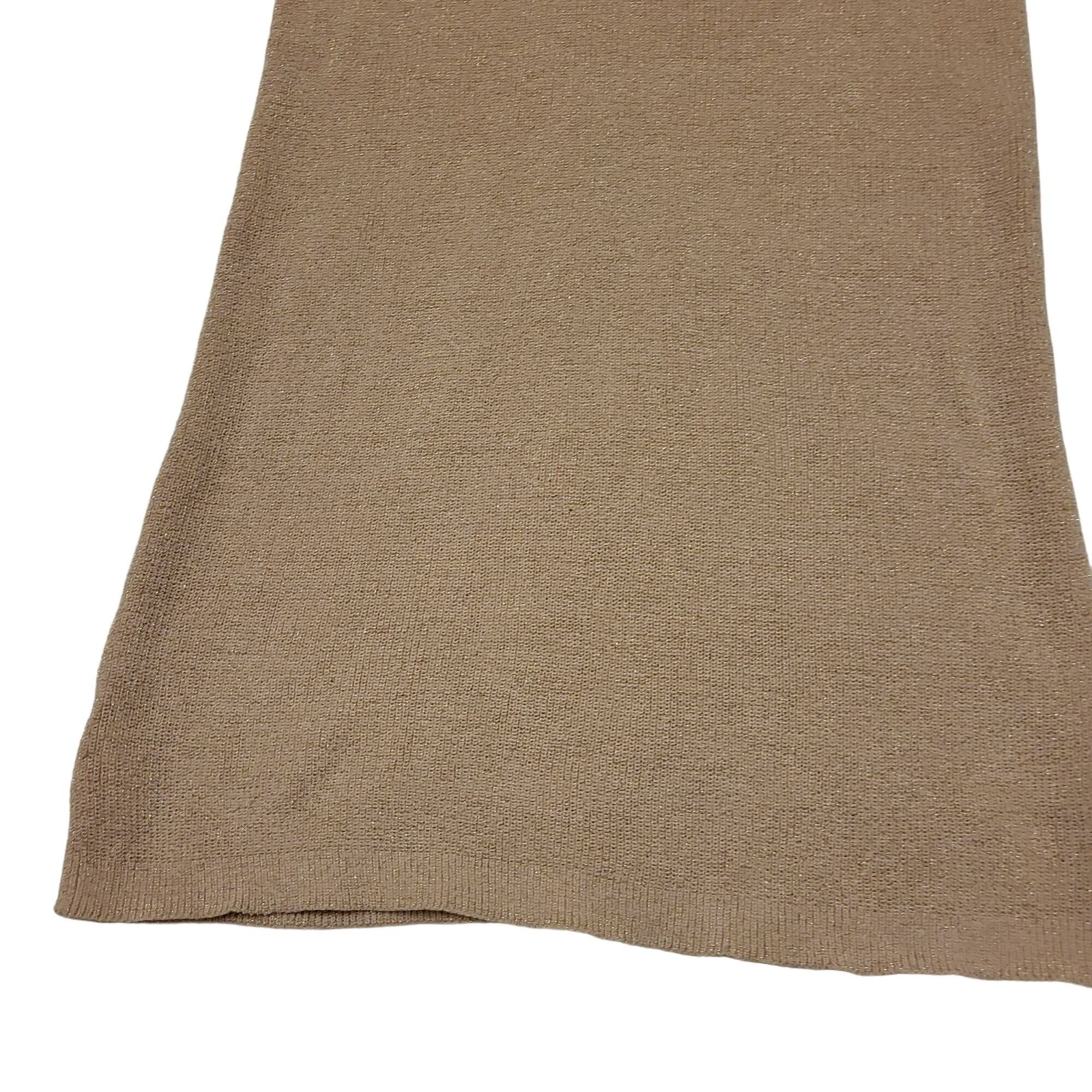 Ann Taylor Ann Taylor Factory Sparkle Sweater Dress Beige Gold Sparkle Size M / US 6-8 / IT 42-44 - 7 Thumbnail