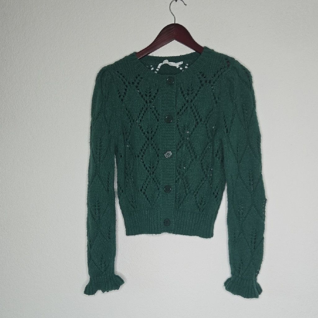 ASTR The Label Astr Emerald Knit Cardigan Small Size S / US 4 / IT 40 - 2 Thumbnail