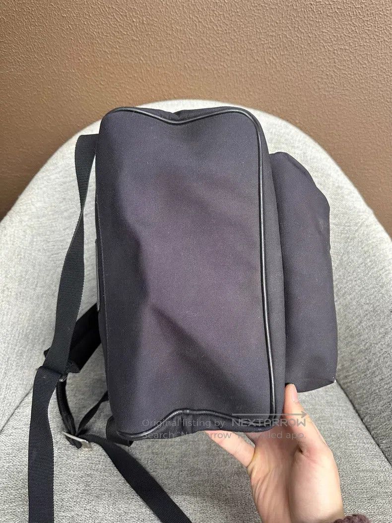 Saint Laurent Paris Saint Laurent Paris Black Canvas Backpack Size ONE SIZE - 4 Thumbnail