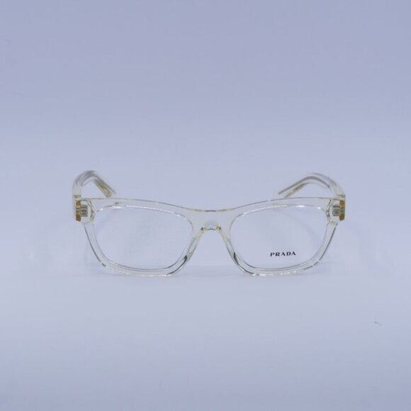 Prada Prada PRB01V 19X1O1 Eyeglasses Pale Gold Plated 54mm Cat Eye Size ONE SIZE - 2 Thumbnail