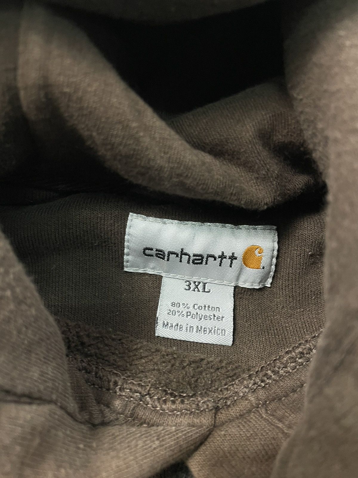 Carhartt Carhartt Brown Hoodie Size US XXL / EU 58 / 5 - 7 Thumbnail