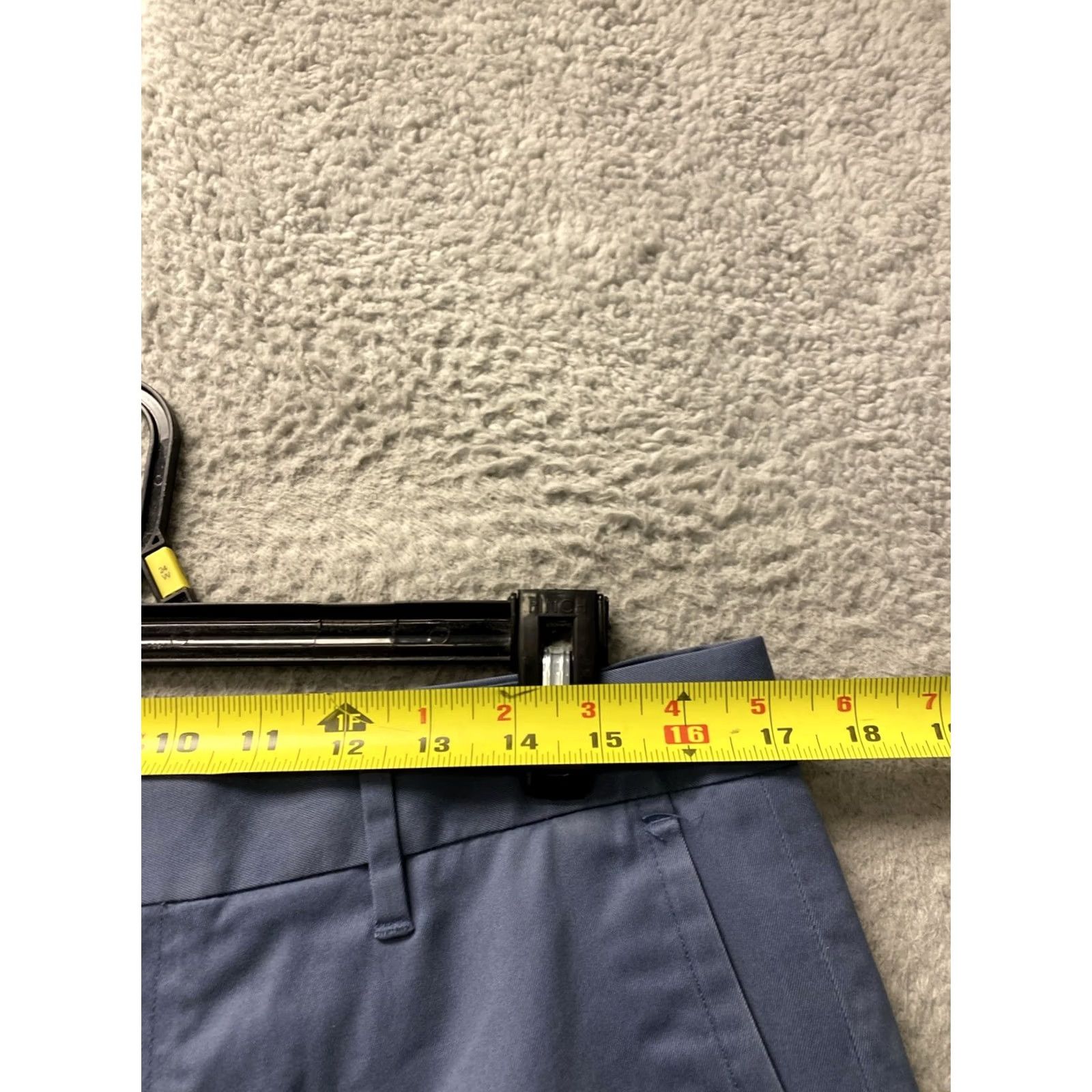 Bonobos Bonobos Pants Mens 33x32 Dusty Blue Stretch Cotton Slim Flat Front Zip Button Chino Casual Business Tapered Inseam 32in Regular 33 Mens Size US 33 - 3 Thumbnail