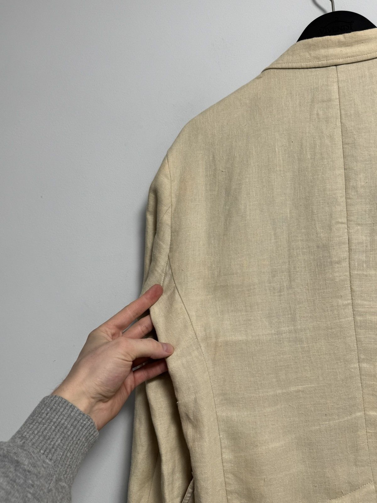 Polo Ralph Lauren Polo Ralph Lauren Blazer Beige Luxury Vintage Size 40R - 20 Thumbnail