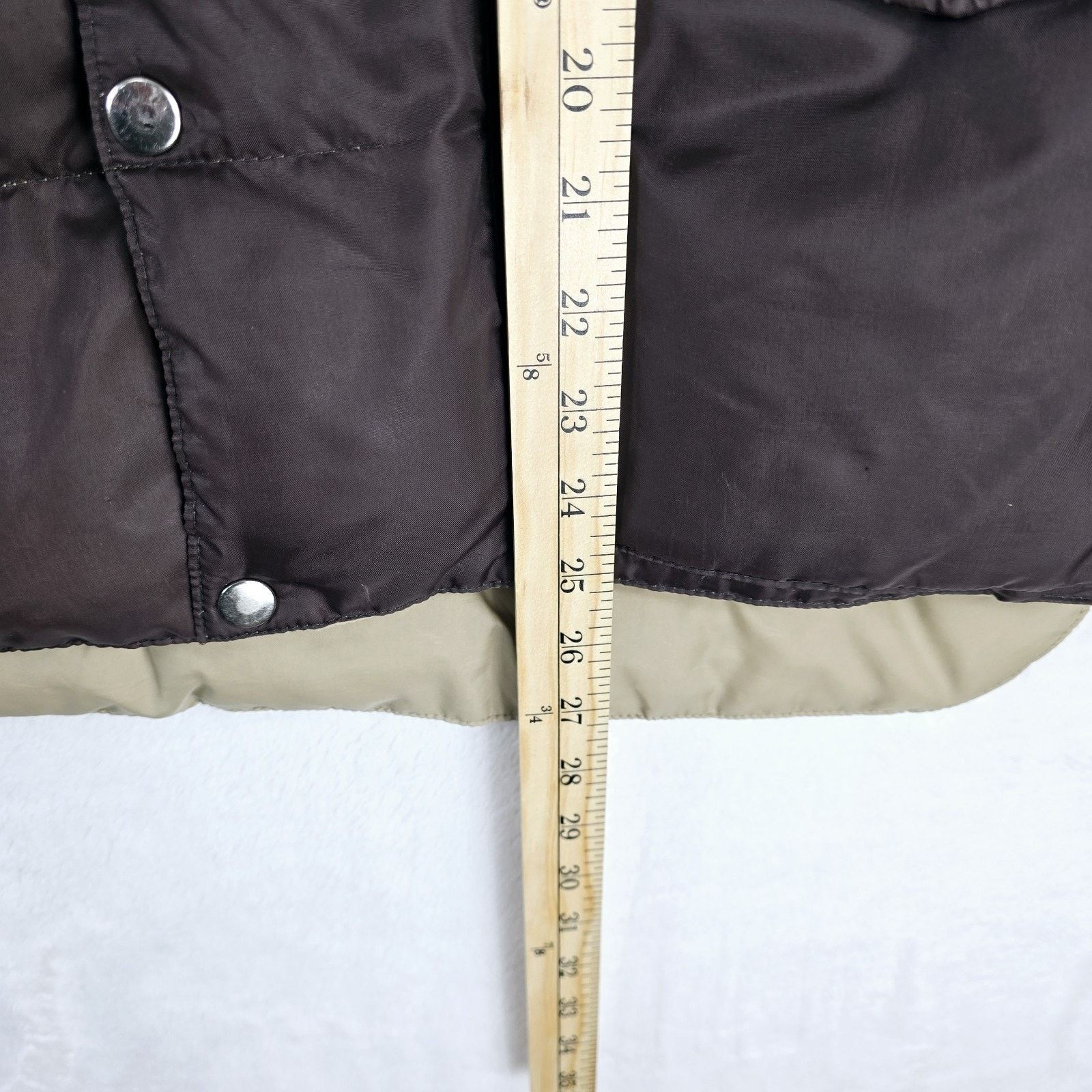 Other Vintage Spiegel Down Puffer Vest Reversible Brown Tan Snap L Size US L / EU 52-54 / 3 - 14 Thumbnail