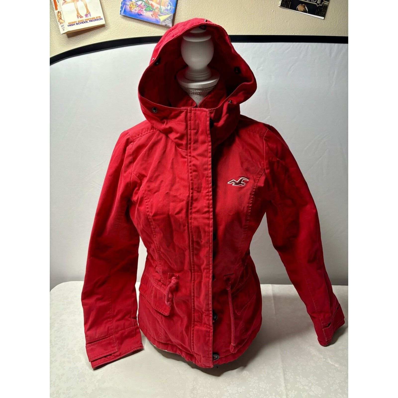 Hollister Hollister Woman’s Hooded Windbreaker Jacket Size Medium Size M / US 6-8 / IT 42-44 - 2 Thumbnail