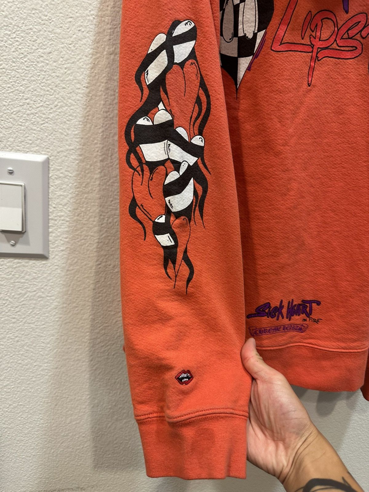 Chrome Hearts CH Matty Boy Sadistic Lipstick Hoodie XL Size US XL / EU 56 / 4 - 4 Thumbnail