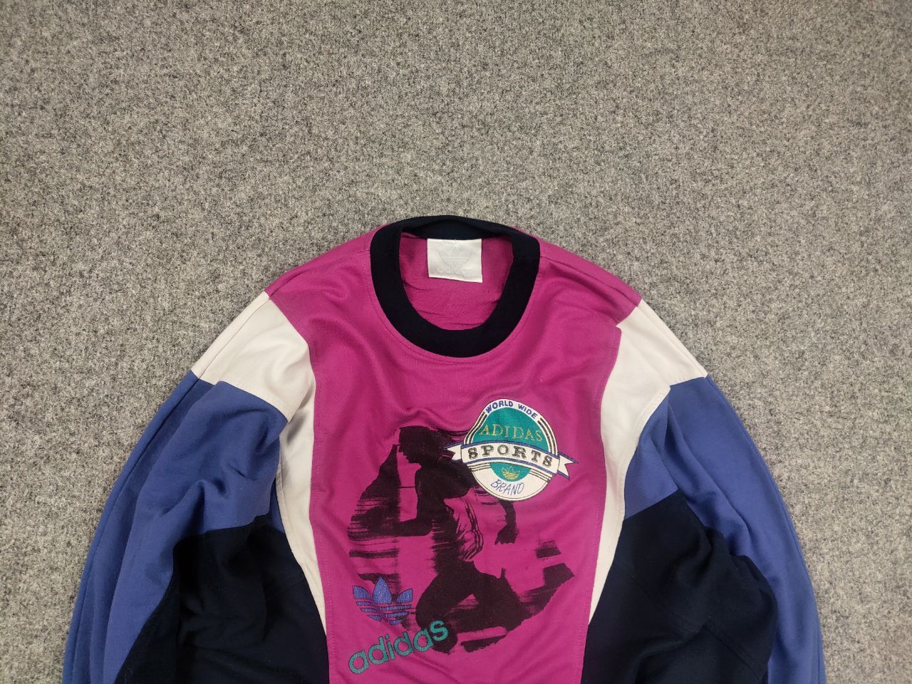 Adidas Vintage 90's Adidas Originals Worldwide Sports Sweatshirt Size US L / EU 52-54 / 3 - 4 Thumbnail