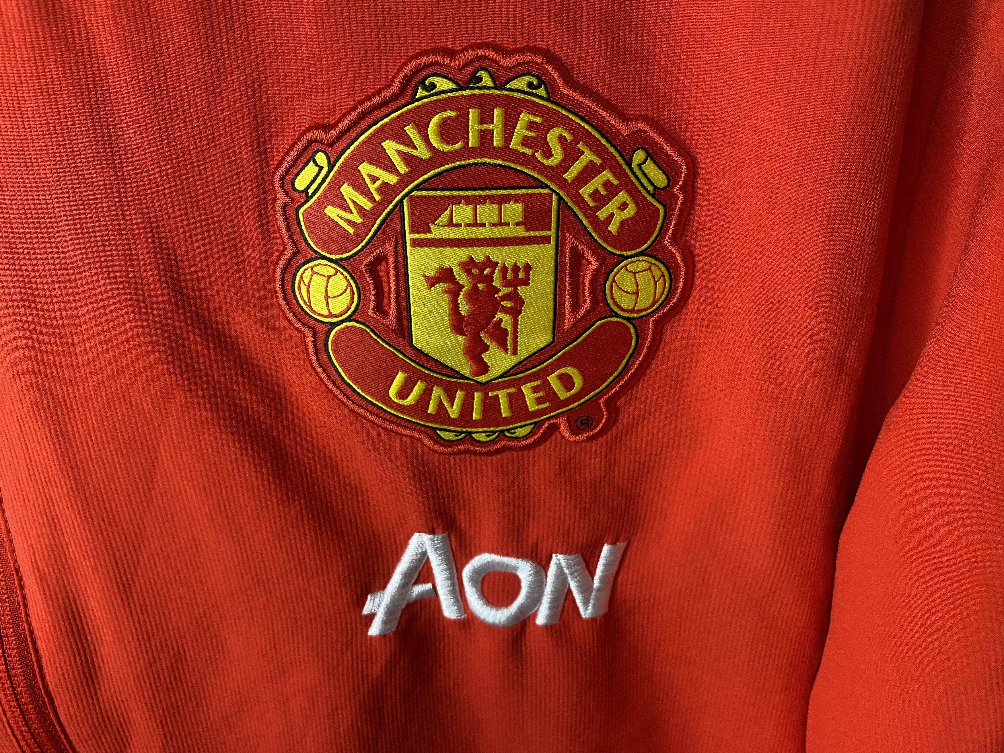 Nike MANCHESTER UNITED 2013 TRAINING TOP JACKET FOOTBALL SOCCER Size US XL / EU 56 / 4 - 3 Thumbnail