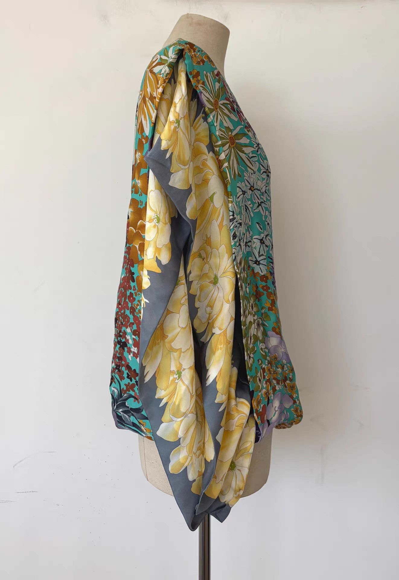 Missoni Missoni Women's Silk Printed Blouse Ｑ21 Size S / US 4 / IT 40 - 3 Thumbnail