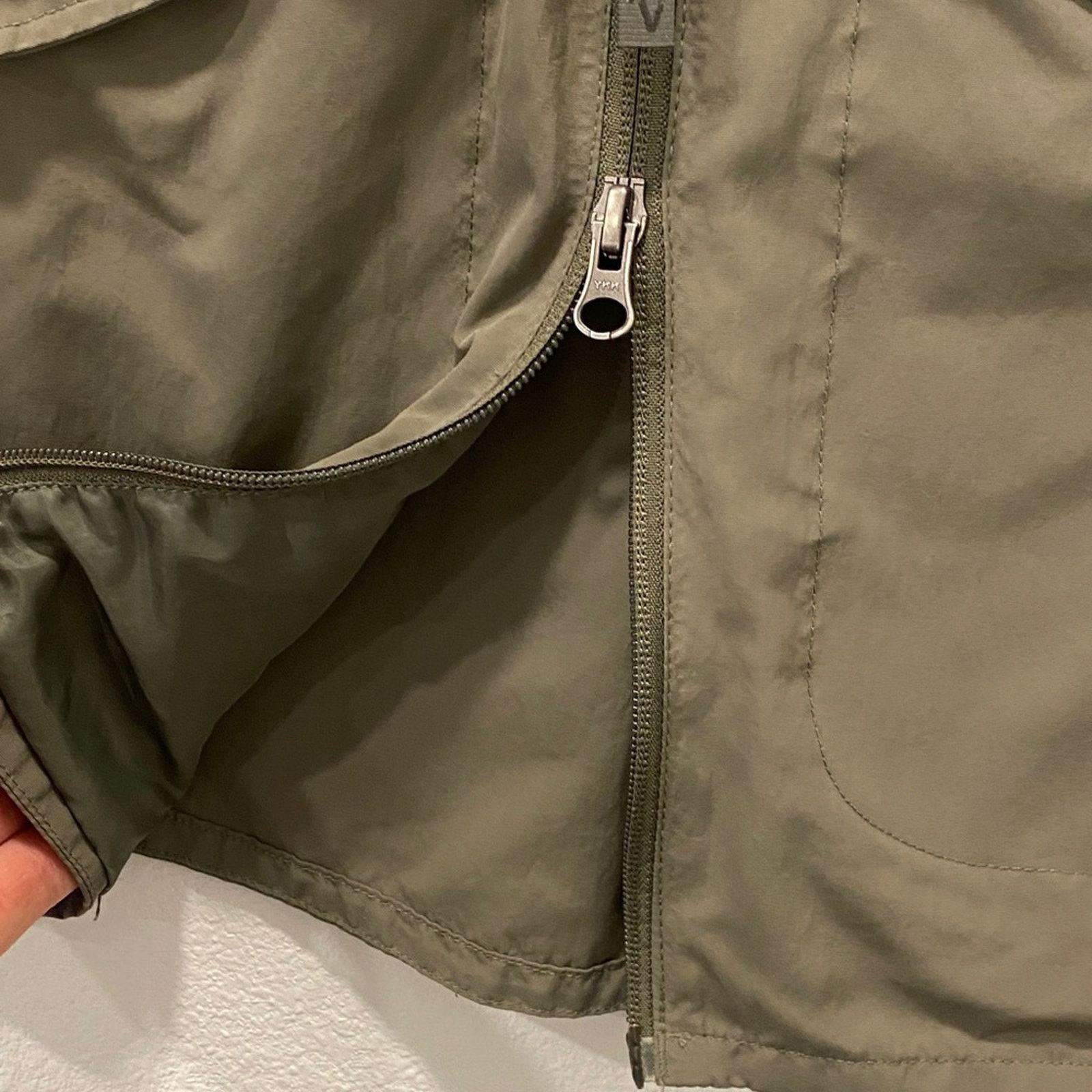 Eddie Bauer Eddie Bauer Women’s Olive Green Hooded Rain Jacket - Medium Size M / US 6-8 / IT 42-44 - 5 Thumbnail