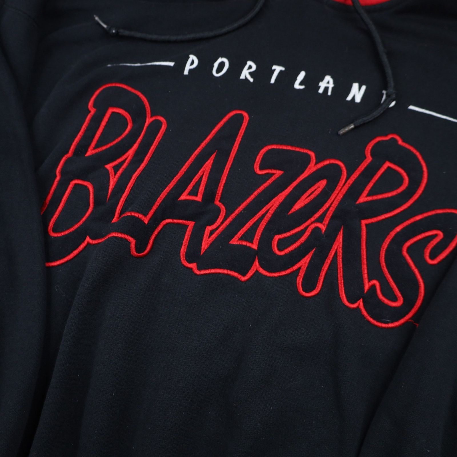 NBA × Starter × Vintage Vintage Starter Portland Blazers Double Hood Hoodie Size US XL / EU 56 / 4 - 6 Thumbnail