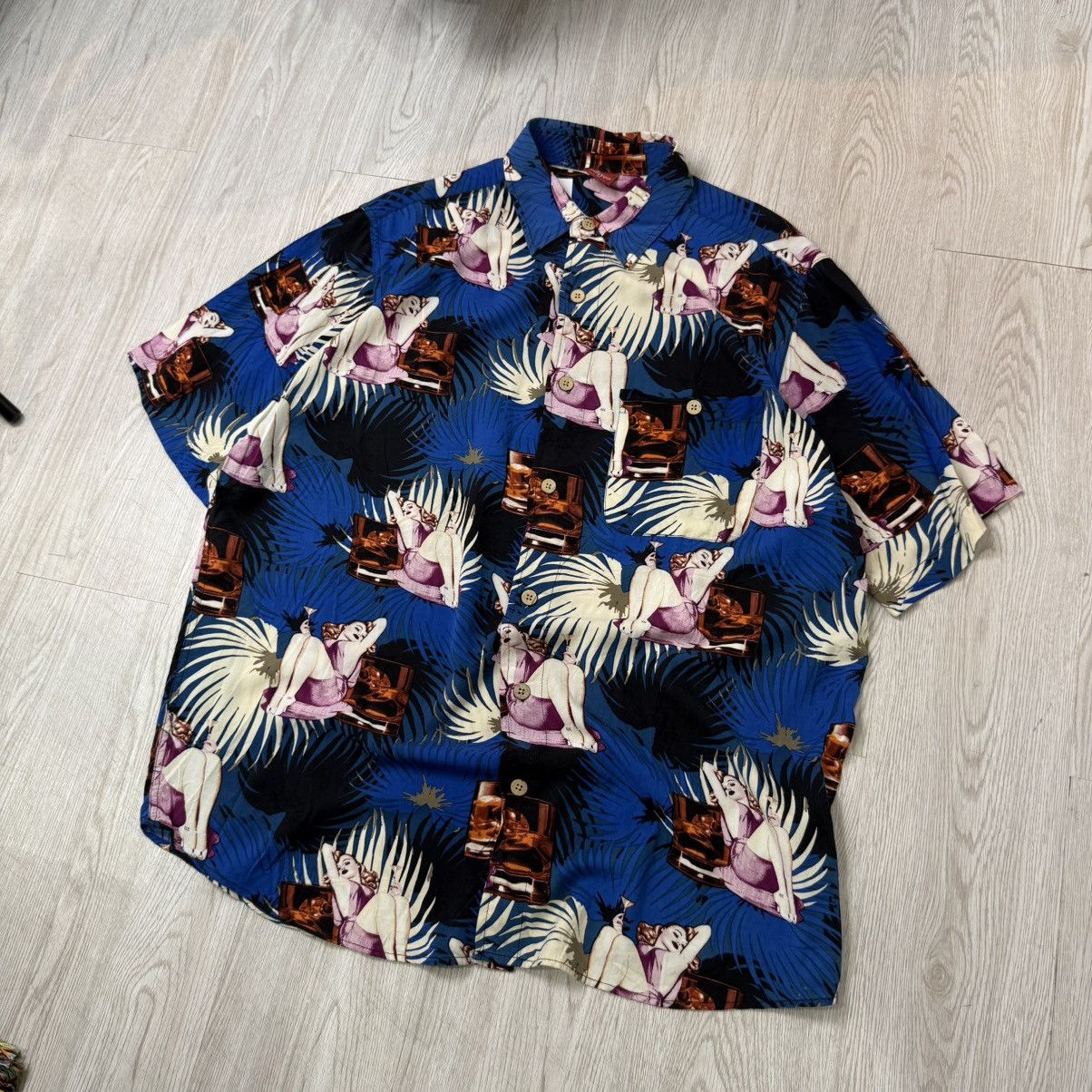 Vintage Vintage junction west hawaiian shirt Size US XL / EU 56 / 4 - 1 Thumbnail