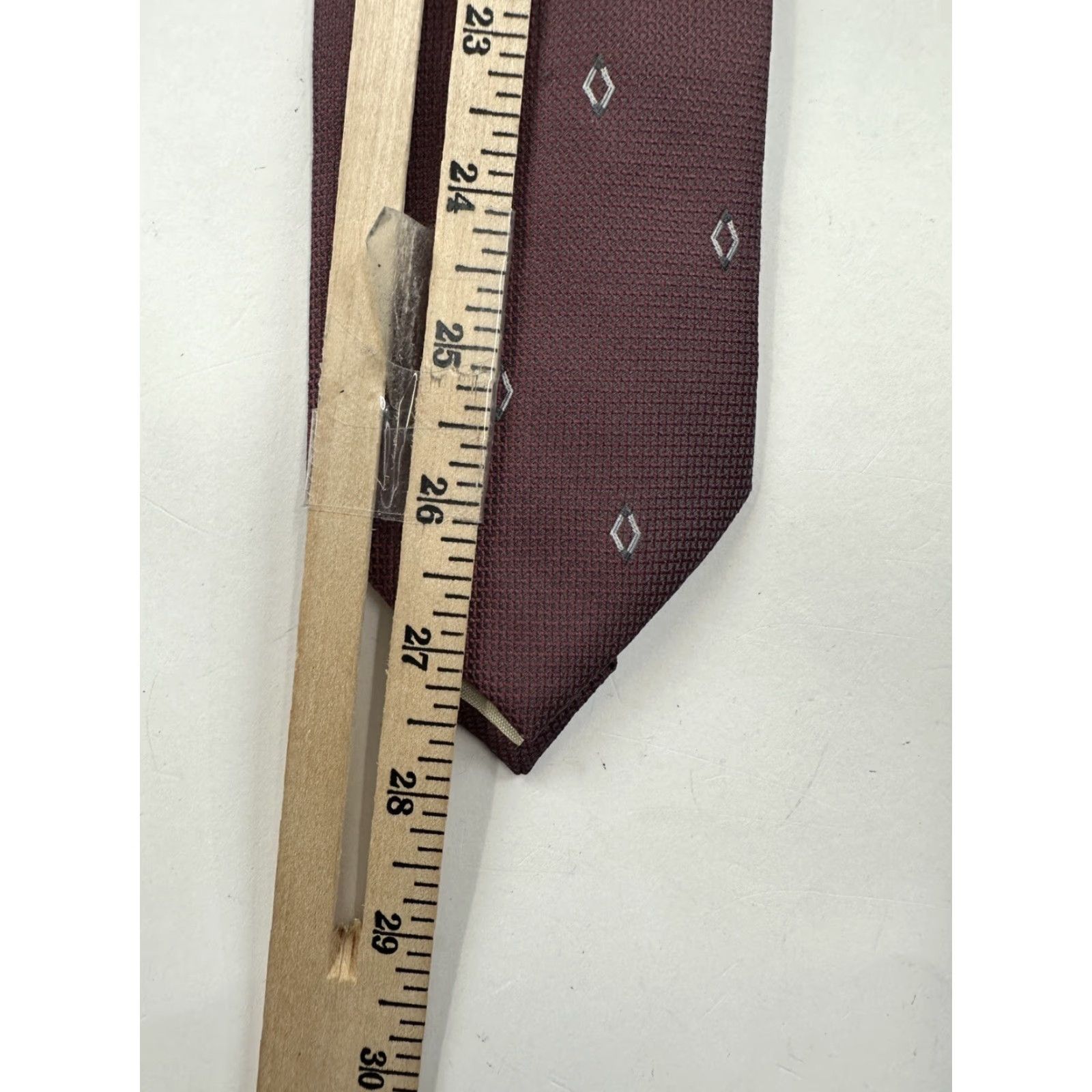 Oscar De La Renta Oscar de la Renta Tie Red Necktie Men Classic Size ONE SIZE - 8 Thumbnail