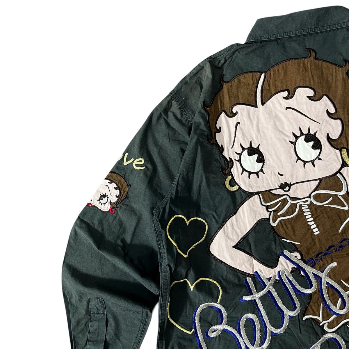 Cartoon Network Vintage Betty Boop Emboidery Long Shirt Size US L / EU 52-54 / 3 - 4 Thumbnail