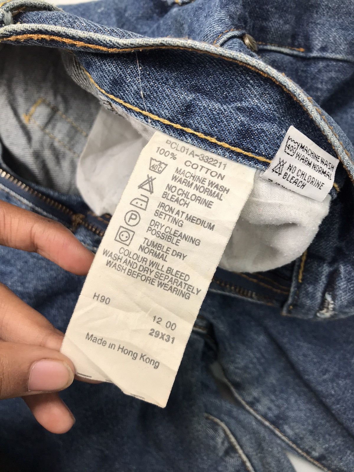Japanese Brand Vintage Japanese brand seagull embroidered denim Size US 30 / EU 46 - 7 Thumbnail