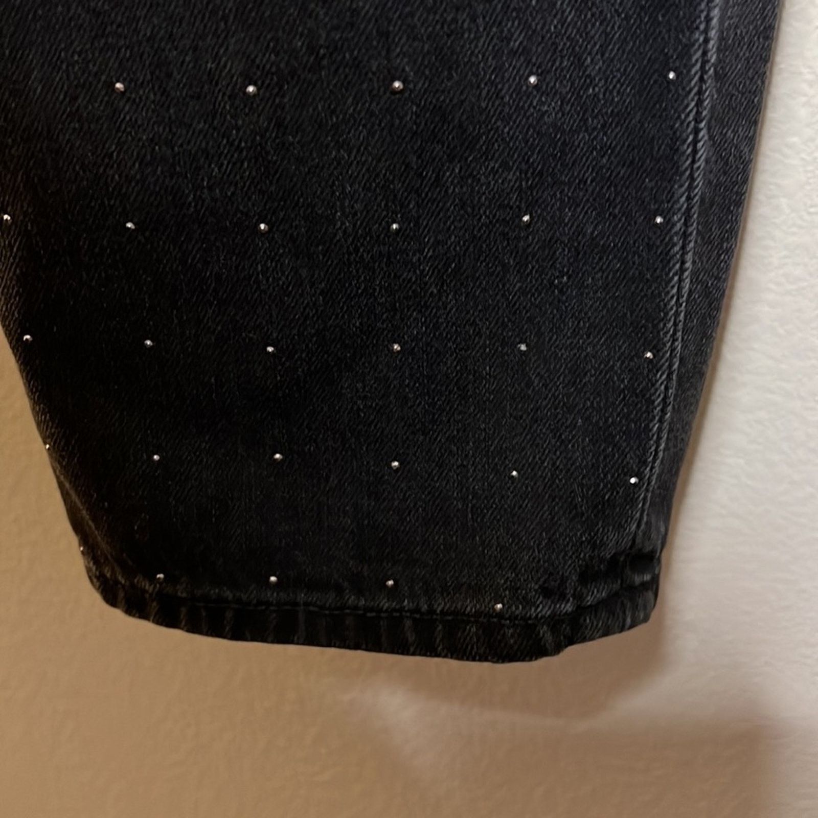 J Brand J Brand Crystal Embellished Straight Leg Ace Denim Jeans Size 26" / US 2 / IT 38 - 8 Thumbnail
