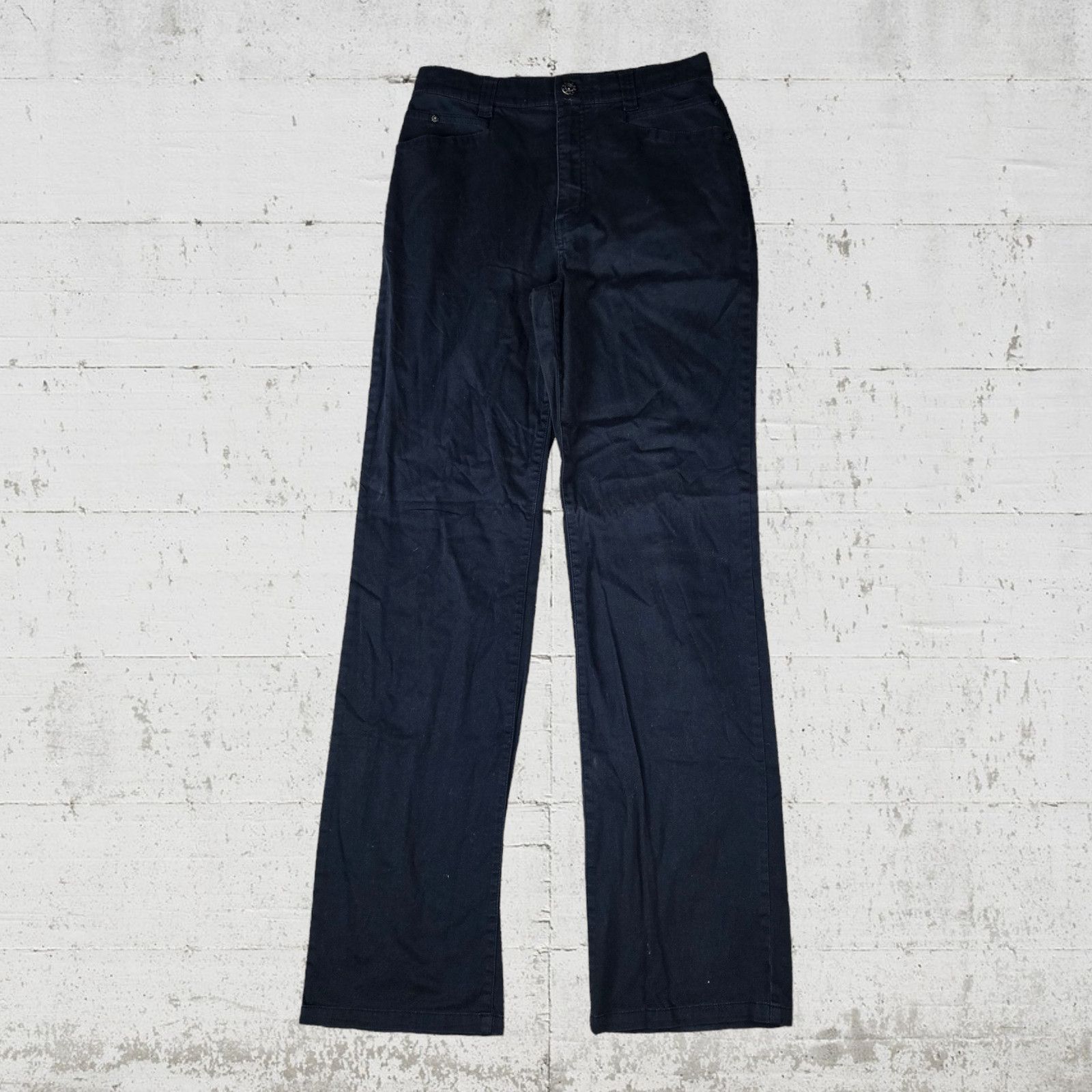 Other Black High Rise Bootcut Chino Pants Size 8 Size 30" / US 8 / IT 44 - 6 Thumbnail