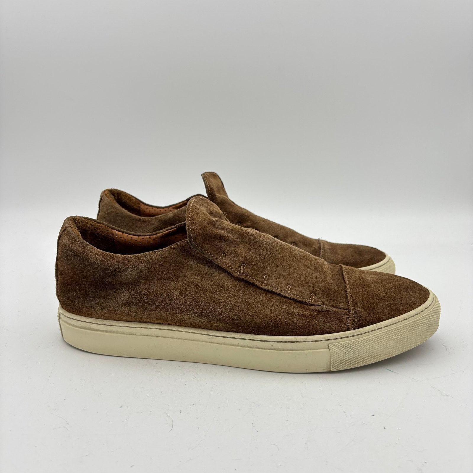 John Varvatos John Varvatos 315 Reed Laceless Slip On Suede Sneakers 11.5 Size US 11.5 / EU 44-45 - 3 Thumbnail
