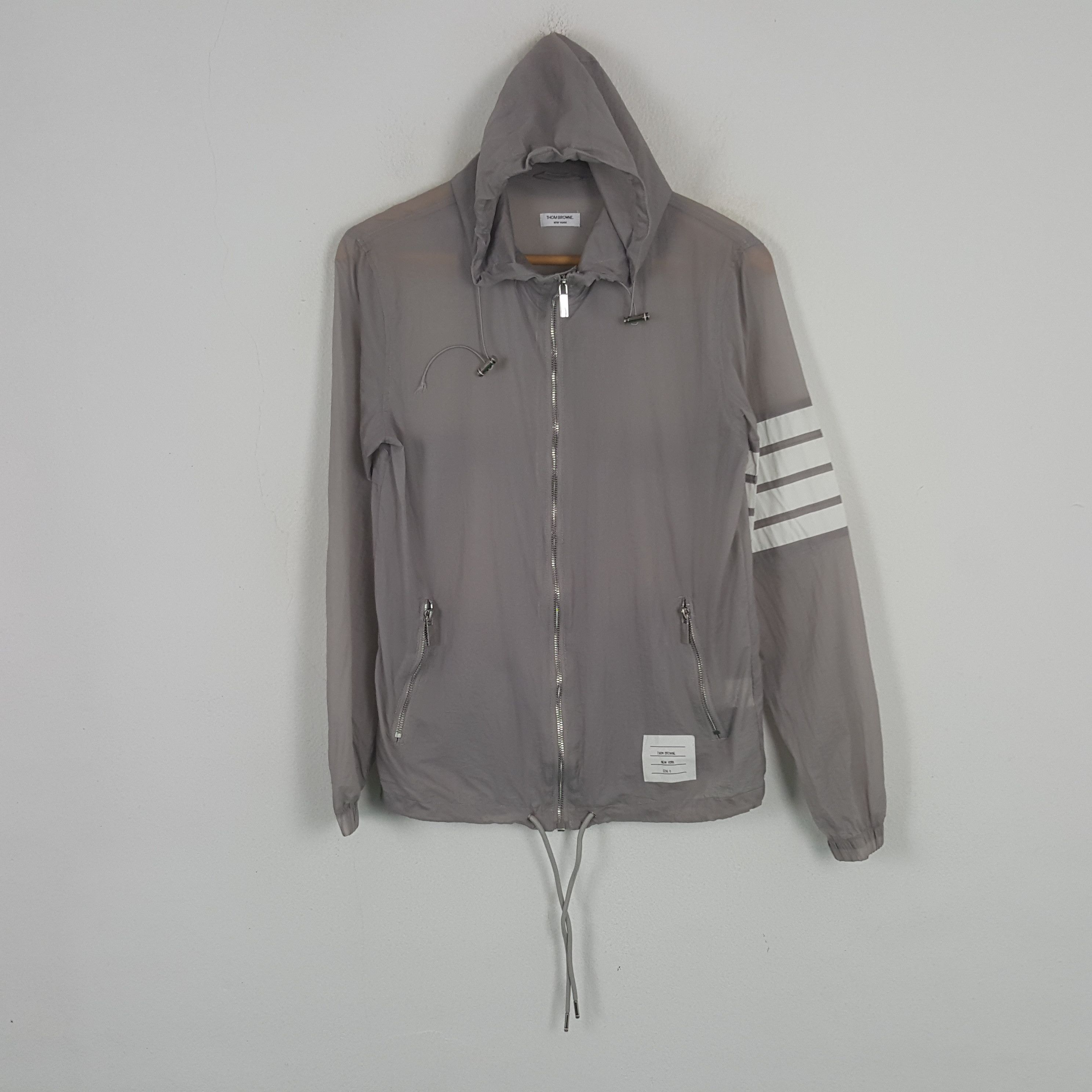 Designer Vintage Thom Browne American Windbreaker Jacket C292N17 Size US XS / EU 42 / 0 - 1 Thumbnail