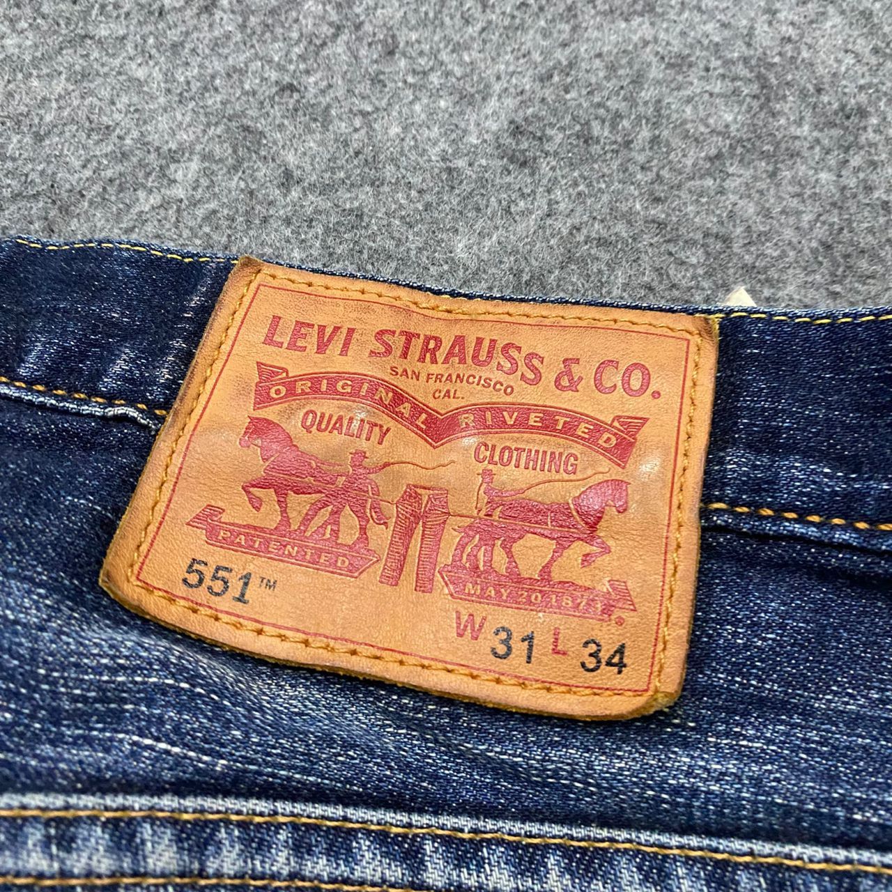 Japanese Brand 💥Best Offer💥Vintage Levis 551 Distressed Denim Size US 30 / EU 46 - 14 Thumbnail