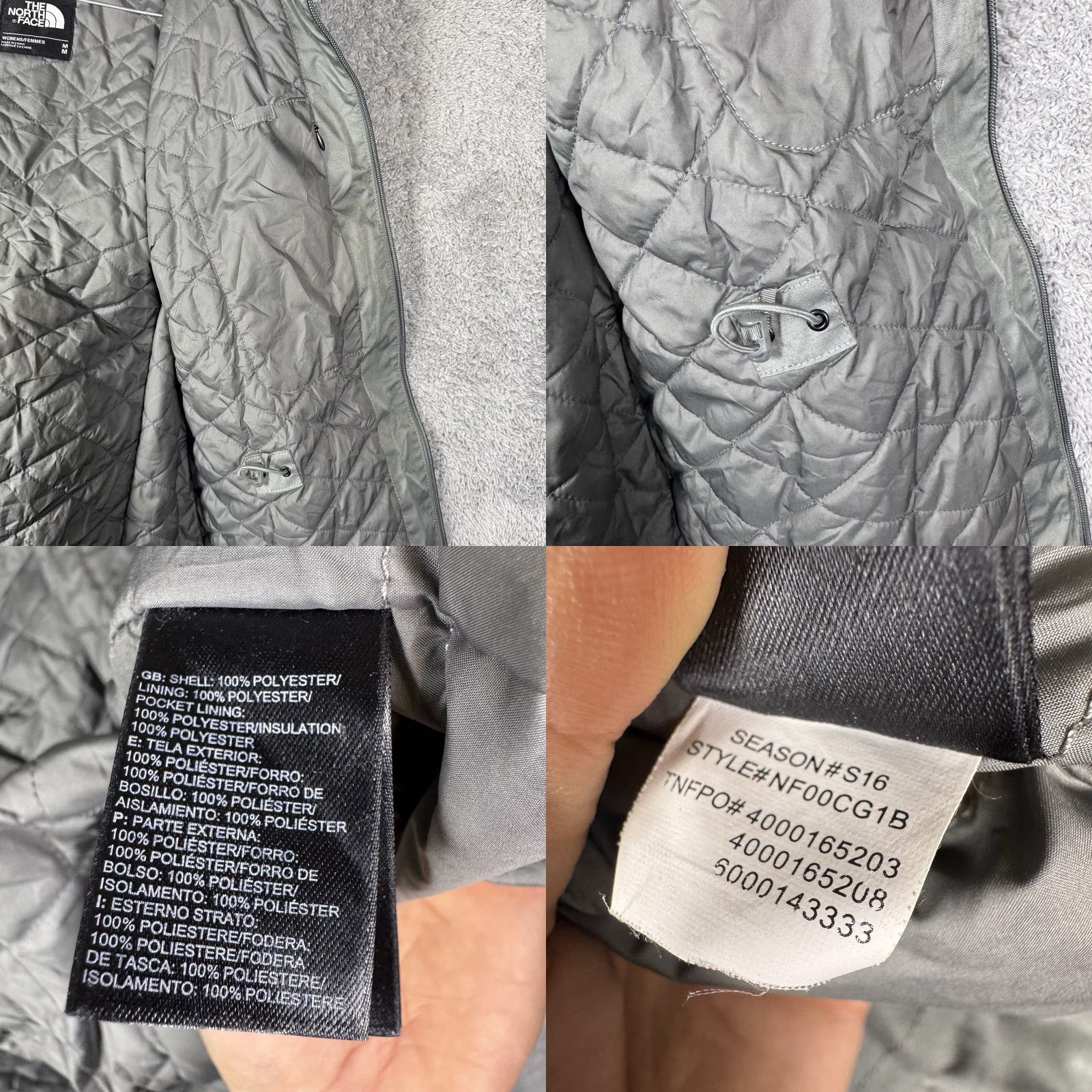 The North Face The North Face Jacket Womens M Ancha Parka II Waterproof Coat DryVent Quilt Lined Parka Coat Ramblic Gray M-NF Ancha II Size S / US 4 / IT 40 - 9 Thumbnail