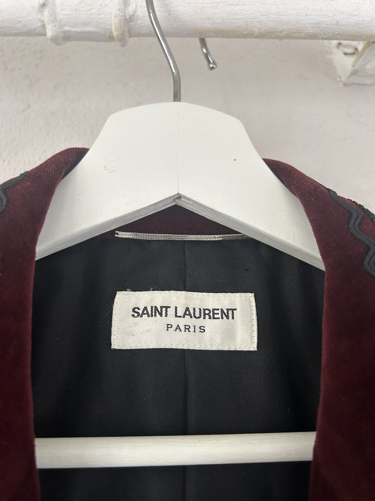 Saint Laurent Paris FW18 Saint Laurent Western Velvet Blazer rrp $4k Size US M / EU 48-50 / 2 - 8 Thumbnail