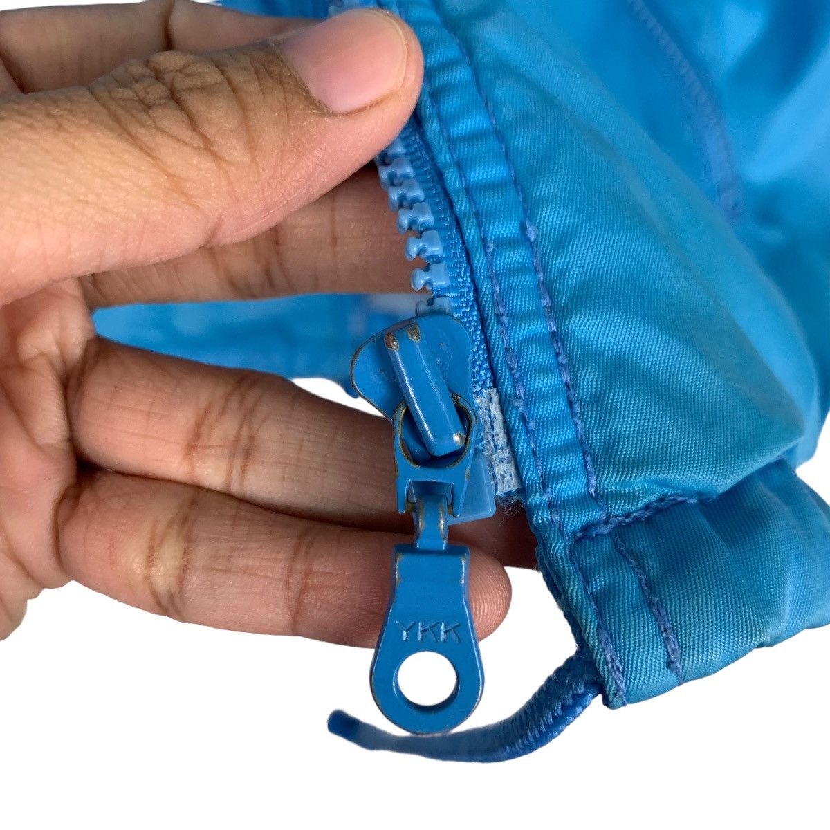 Converse 90's CONVERSE ALL STAR Big Logo Light Blue Jacket #0574-C26 Size US M / EU 48-50 / 2 - 15 Thumbnail