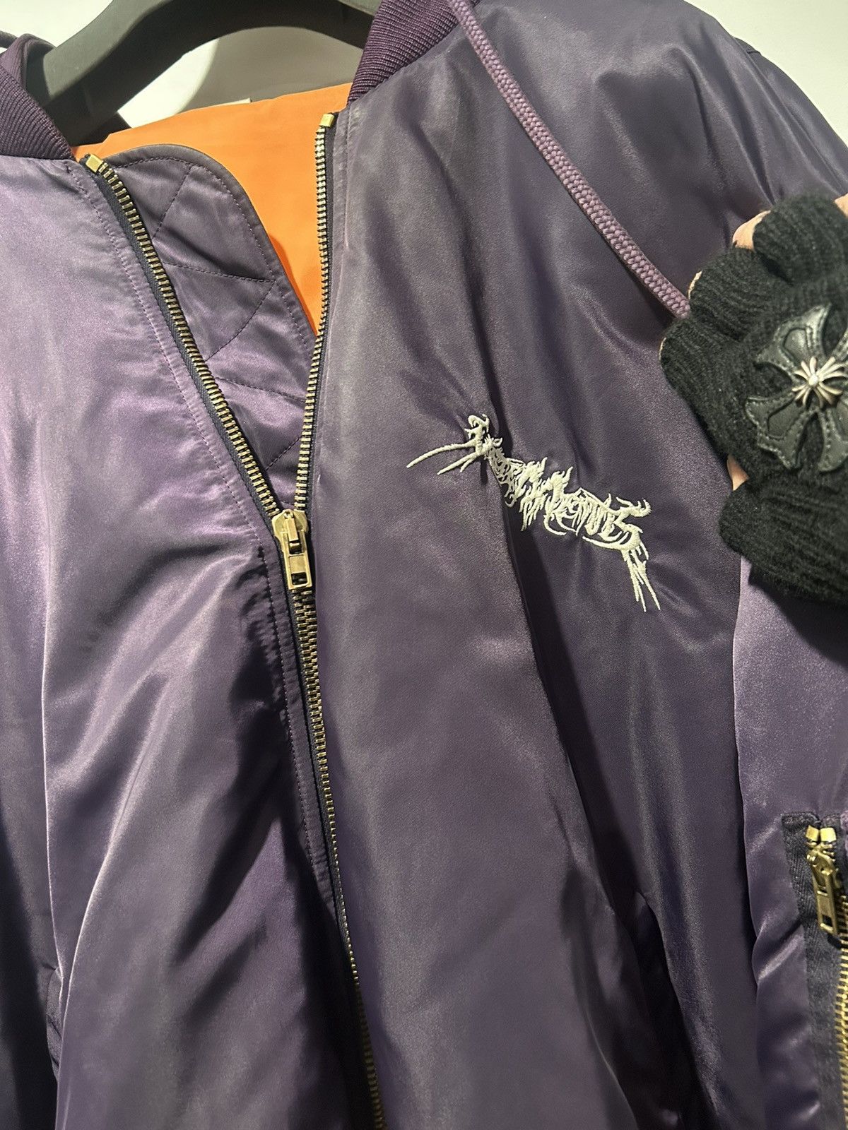 Vetements Vetements Total Fucking Darkness TFD bomber jacket Size US S / EU 44-46 / 1 - 8 Thumbnail