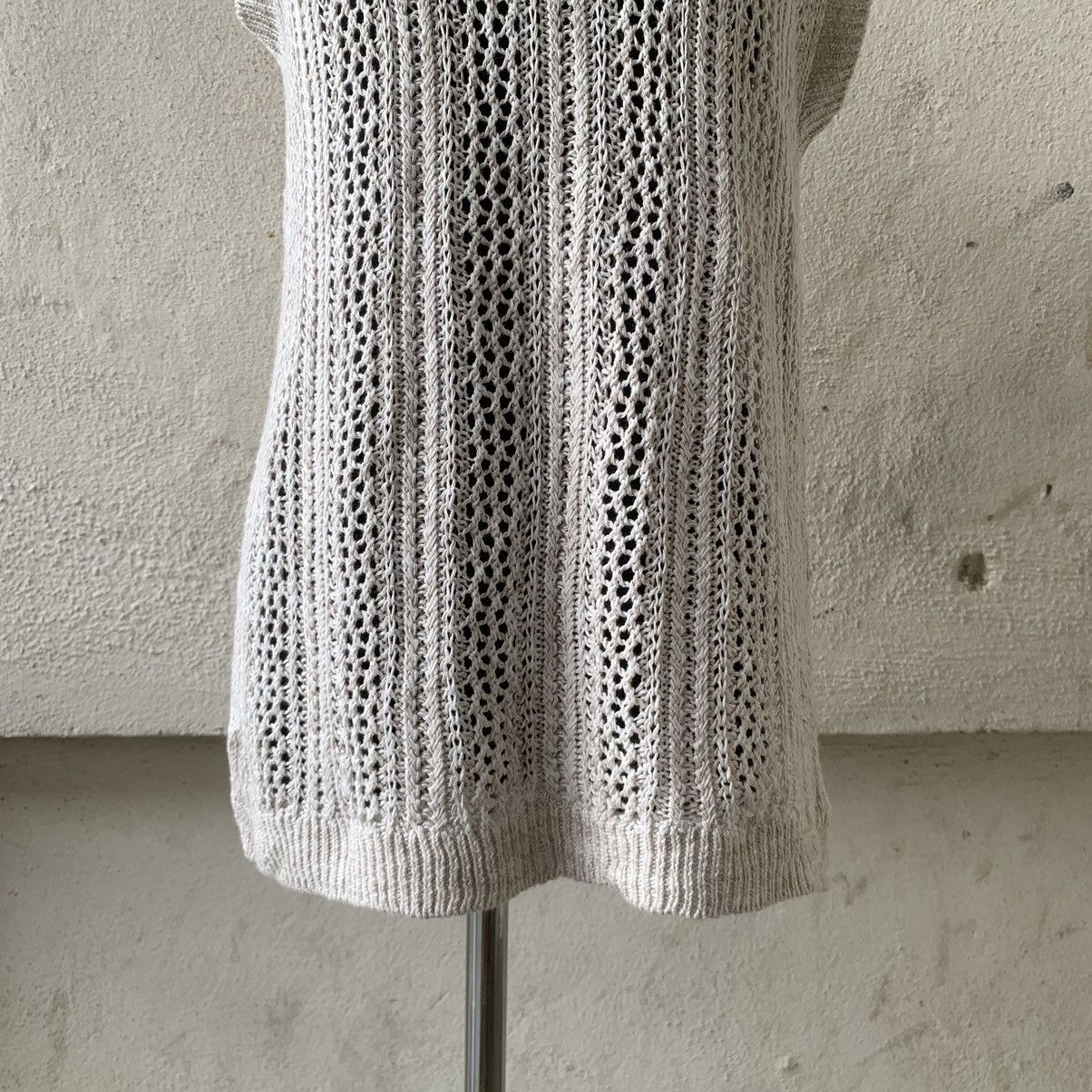GOA Natural Vintage Goa Avant Garde Design Sleeveles Knitwear Size US S / EU 44-46 / 1 - 3 Thumbnail