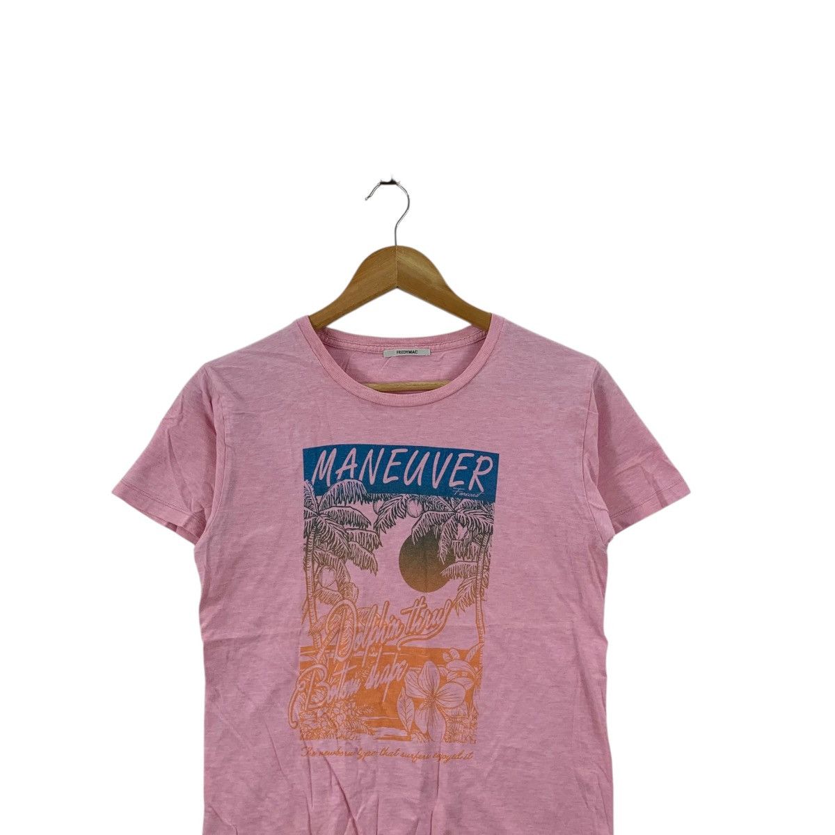 Other FREDYMAC JAPAN DALUC Hawaii Pink Coconut Tee Shirt Top Beach Size S / US 4 / IT 40 - 2 Thumbnail