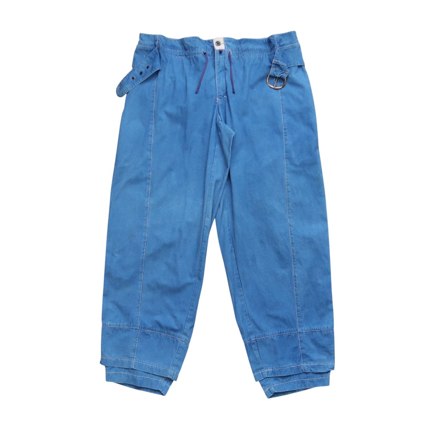 Marithe + Francois Girbaud Girbaud 80’s Les Compléments Double Layer Belted Denim Size US 32 / EU 48 - 1 Thumbnail