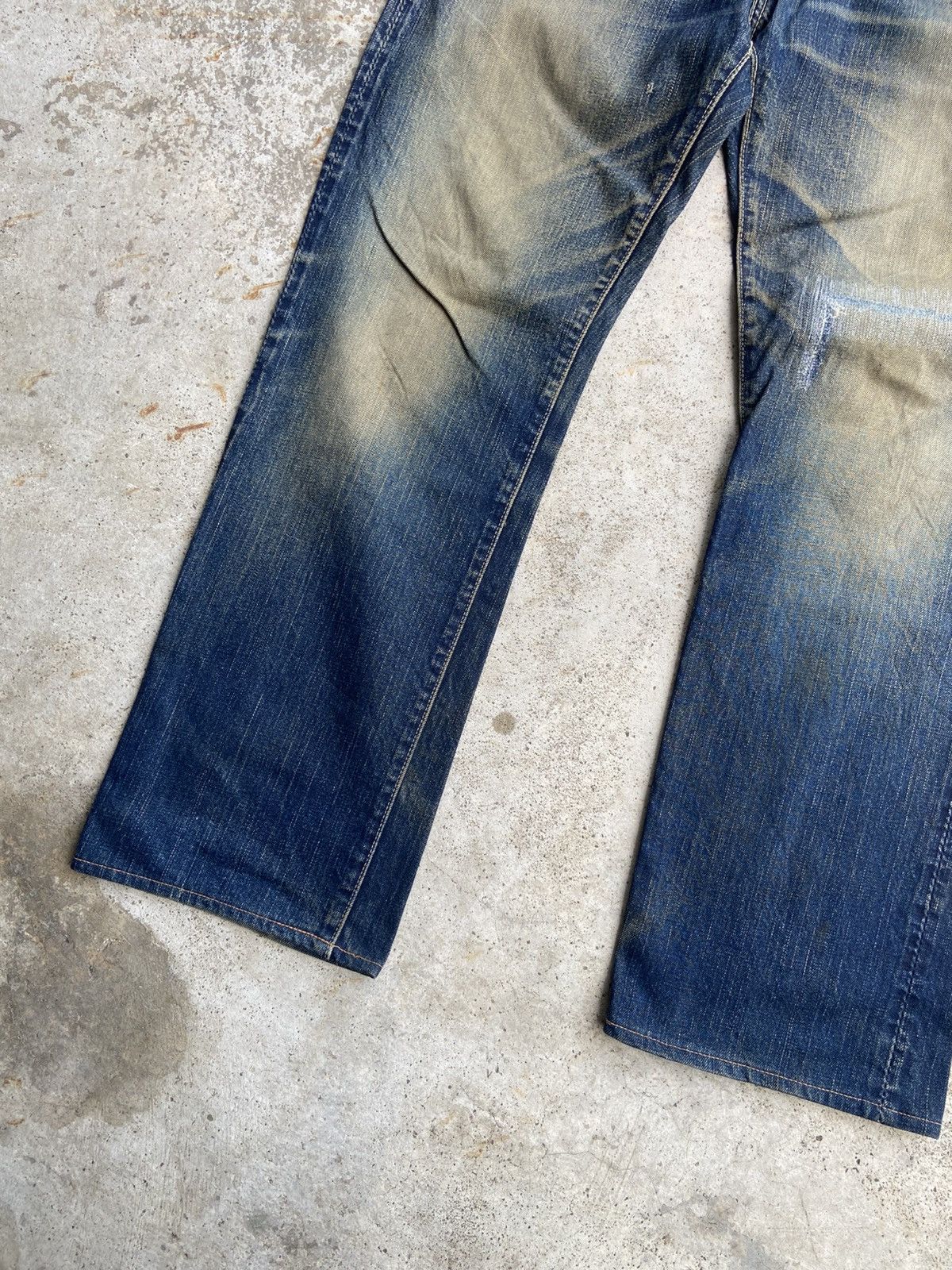 Eternal Vintage Eternal 811 Red Line Selvedge Heavy Distressed Big E Size US 36 / EU 52 - 4 Thumbnail