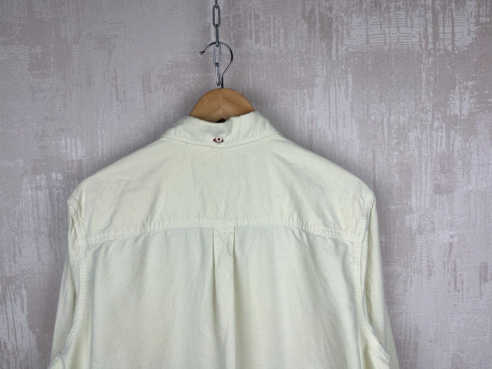 Other Dressmann Button Down Pocket Long Sleeve Shirt Light Yellow Size US L / EU 52-54 / 3 - 13 Thumbnail