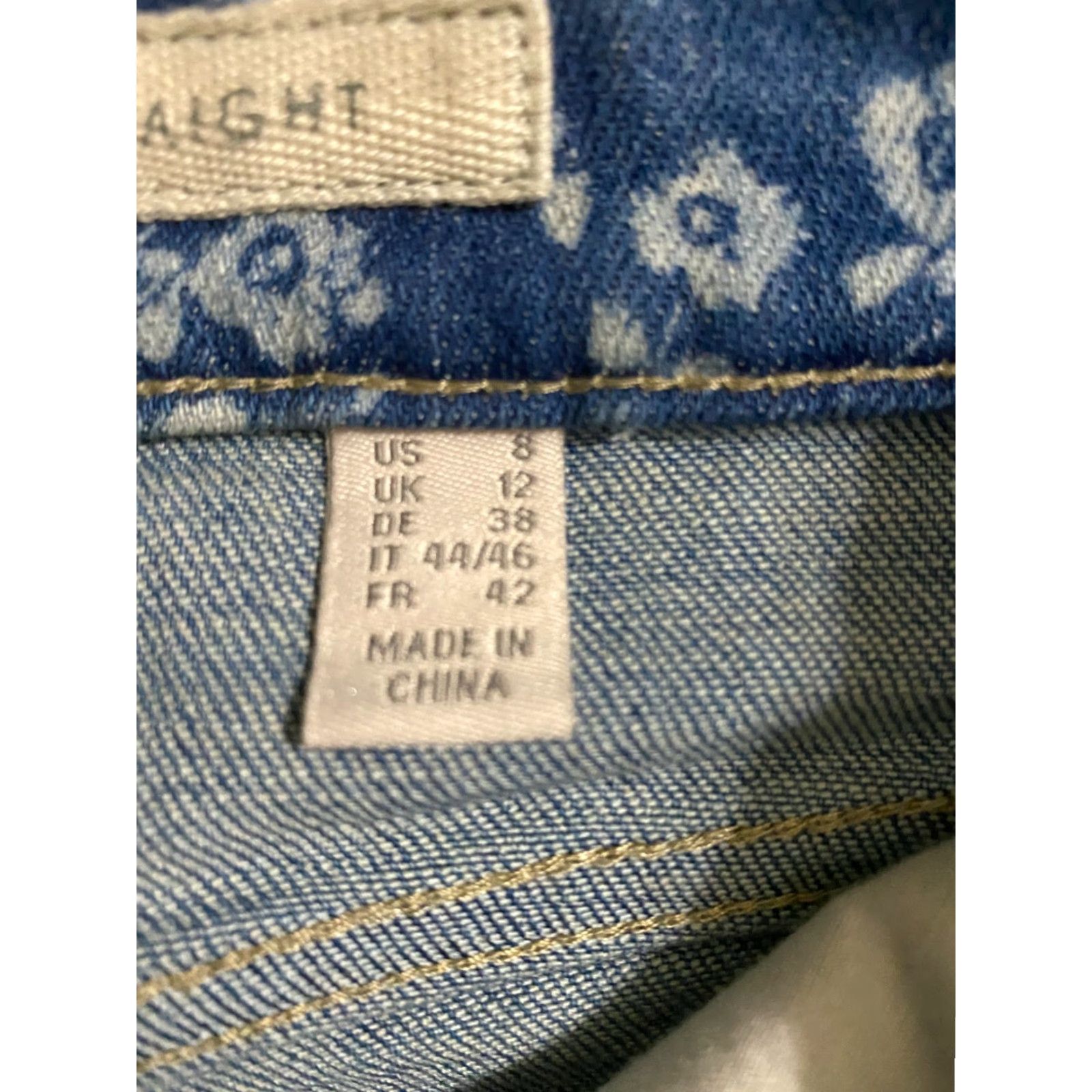 Vintage LOGO by Lori Goldstein Floral pants Straight size 8 Size 30" / US 8 / IT 44 - 4 Thumbnail