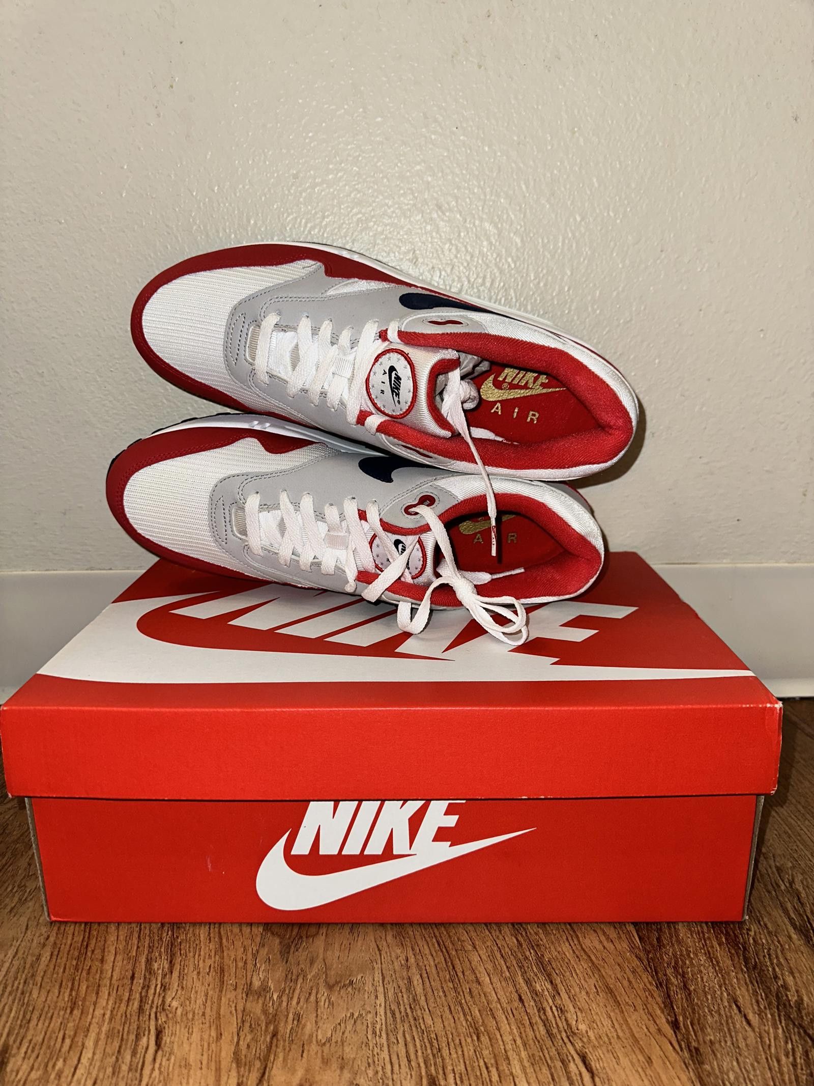 Nike Nike Air Max 1 USA Besty Ross CANCELED Flag Size US 10 / EU 43 - 7 Thumbnail