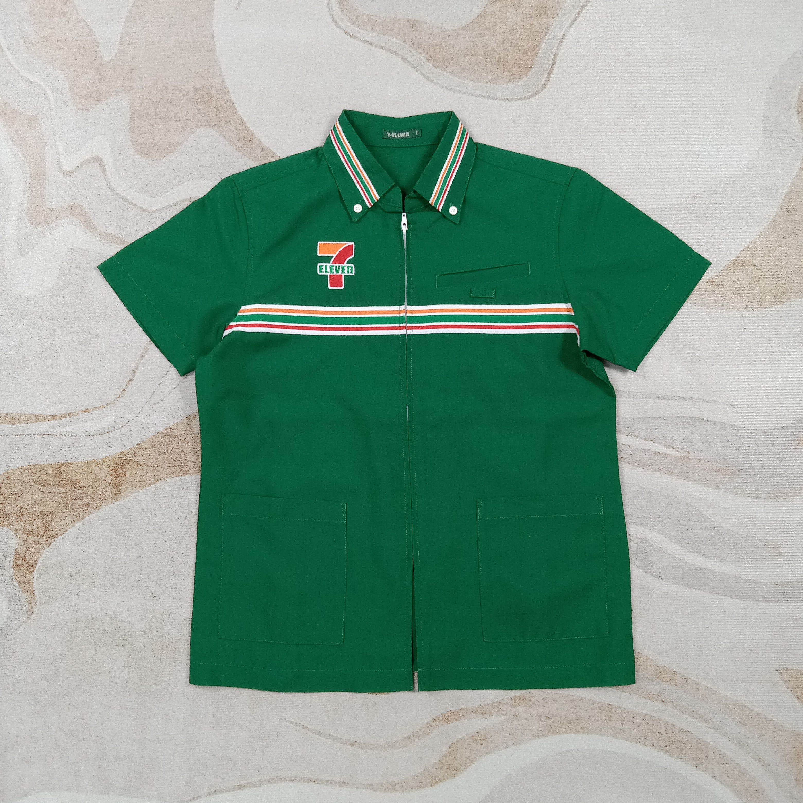 Japanese Brand 7 Eleven Japanese Workwear Jacket C276N77 Size US S / EU 44-46 / 1 - 1 Thumbnail